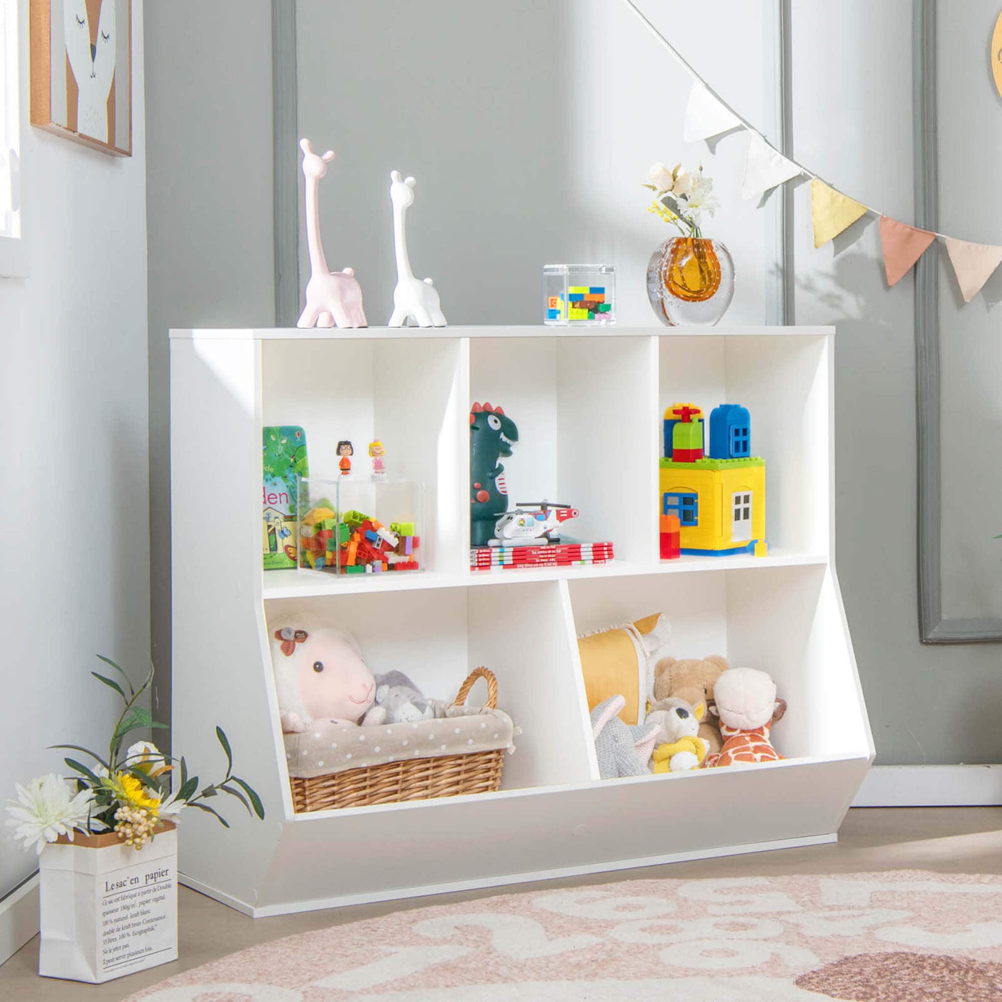Goplus LWS00442 Kids-Bookcases - View #3