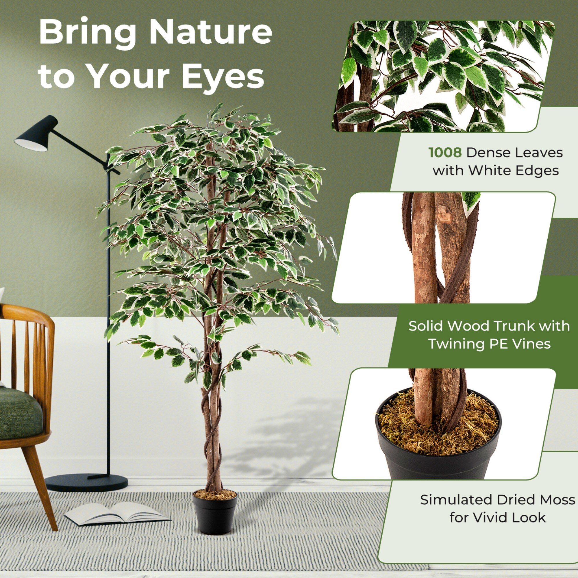 Poinic CWZH10186 Artificial-Plants-Trees - View #5