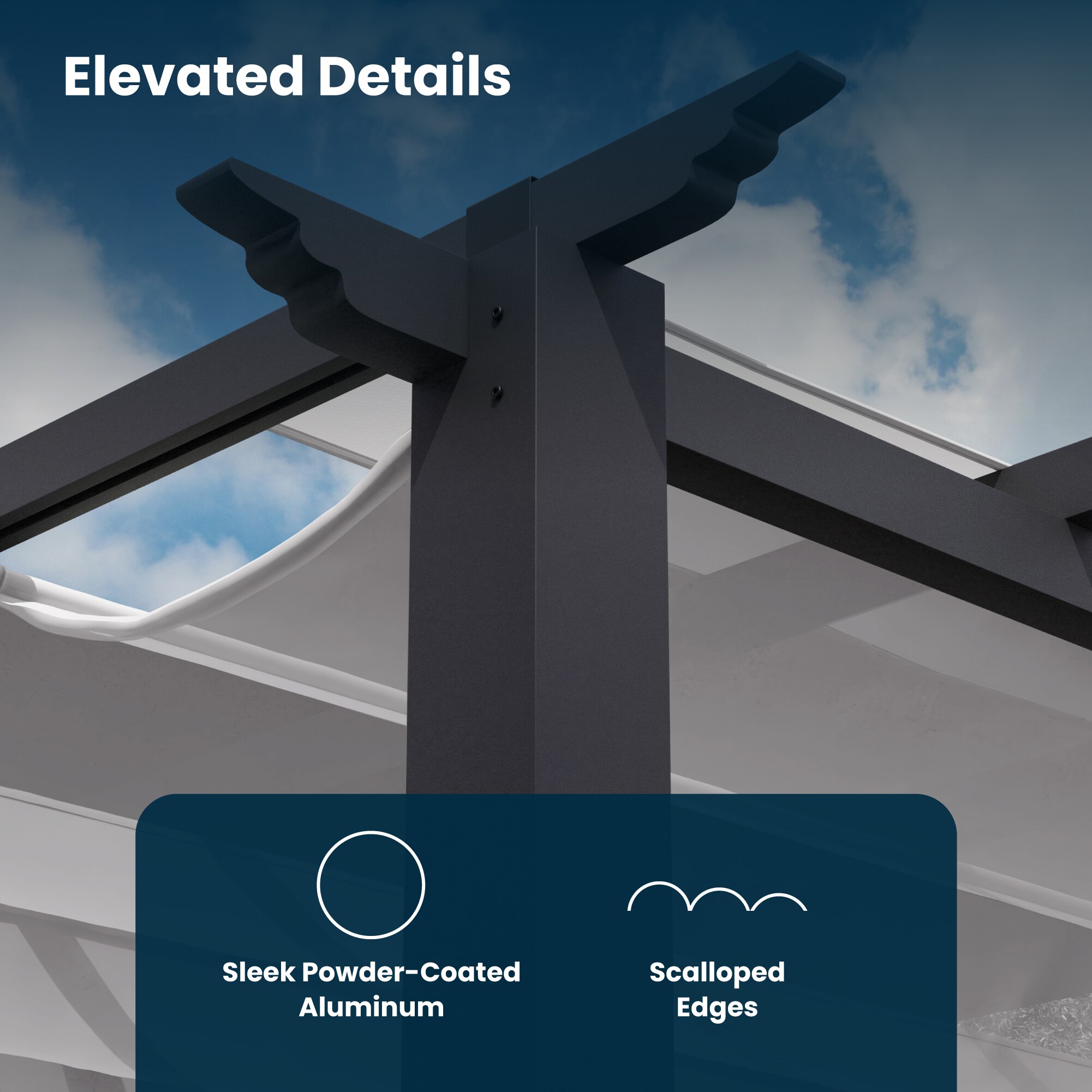 Paragon Outdoor PR16GRYW Pergolas-2 - View #4