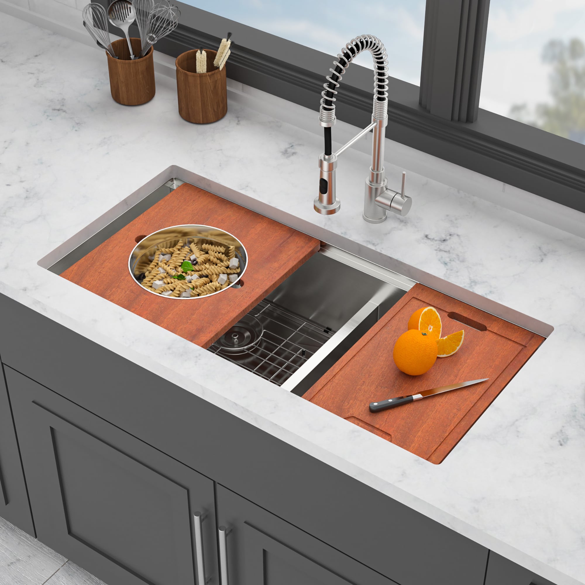 Fun Orange FUN26W5878-39 Kitchen-Sinks - View #10