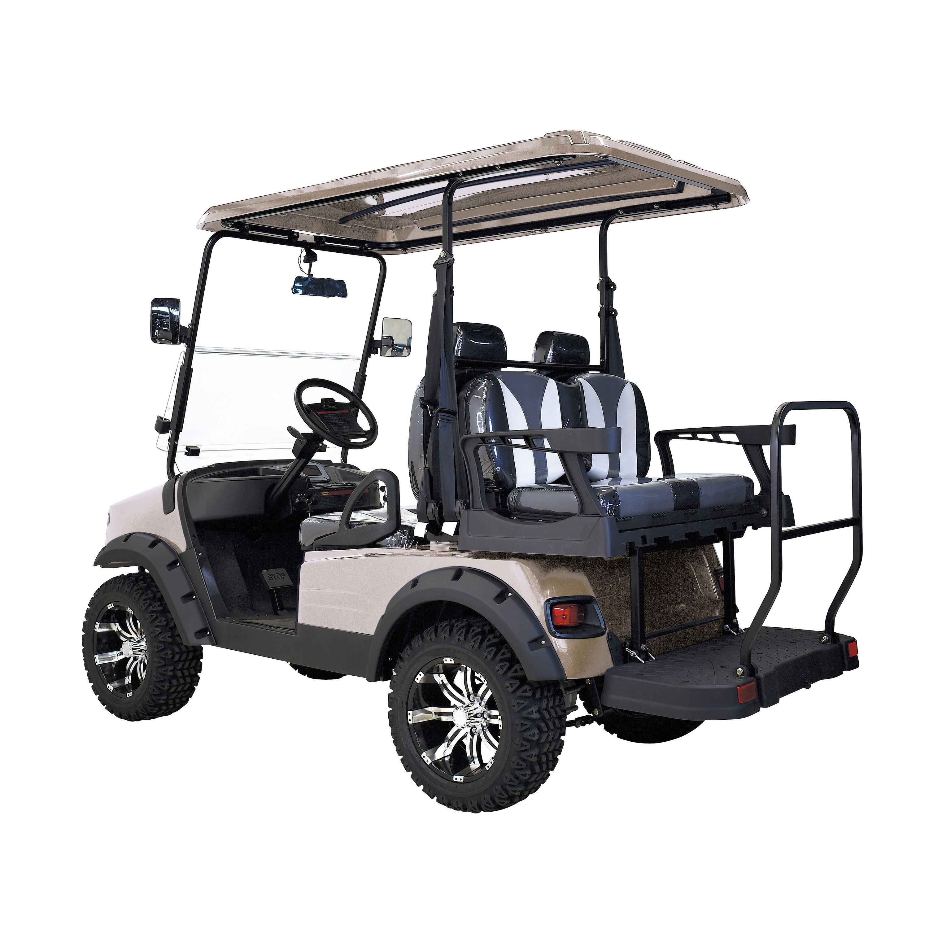 Massimo GMF2X Electric Golf Cart - Convertible Bed - Max Speed 23.6 MPH ...