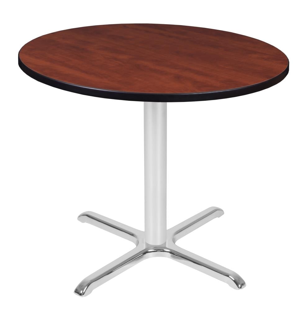 Regency TVX36RNDCHCM Breakroom Red 4-Person Training Table (36-in W x 29-in H)