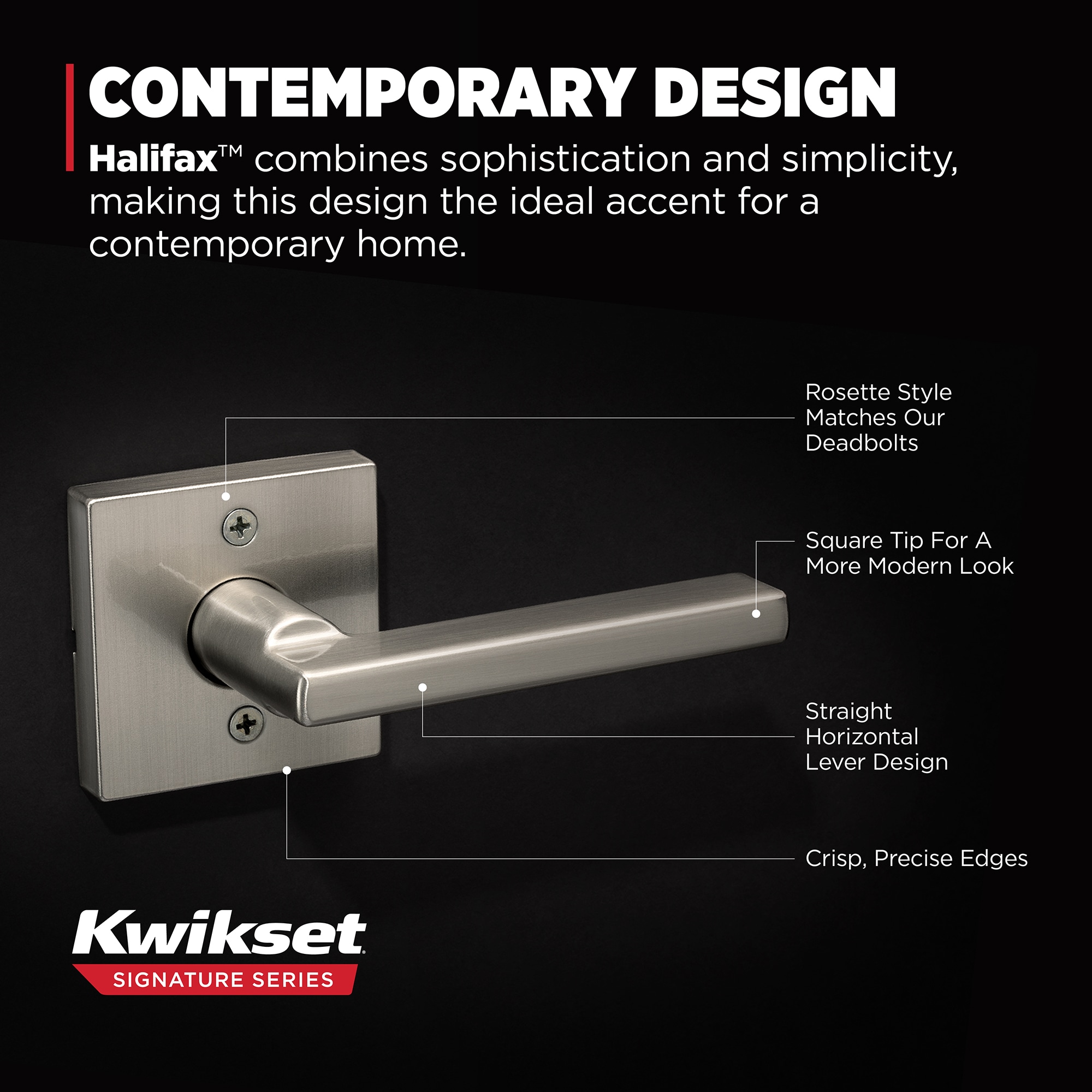 Kwikset Signature Series 788HFL SQT 15 CP Door-Handles - View #3