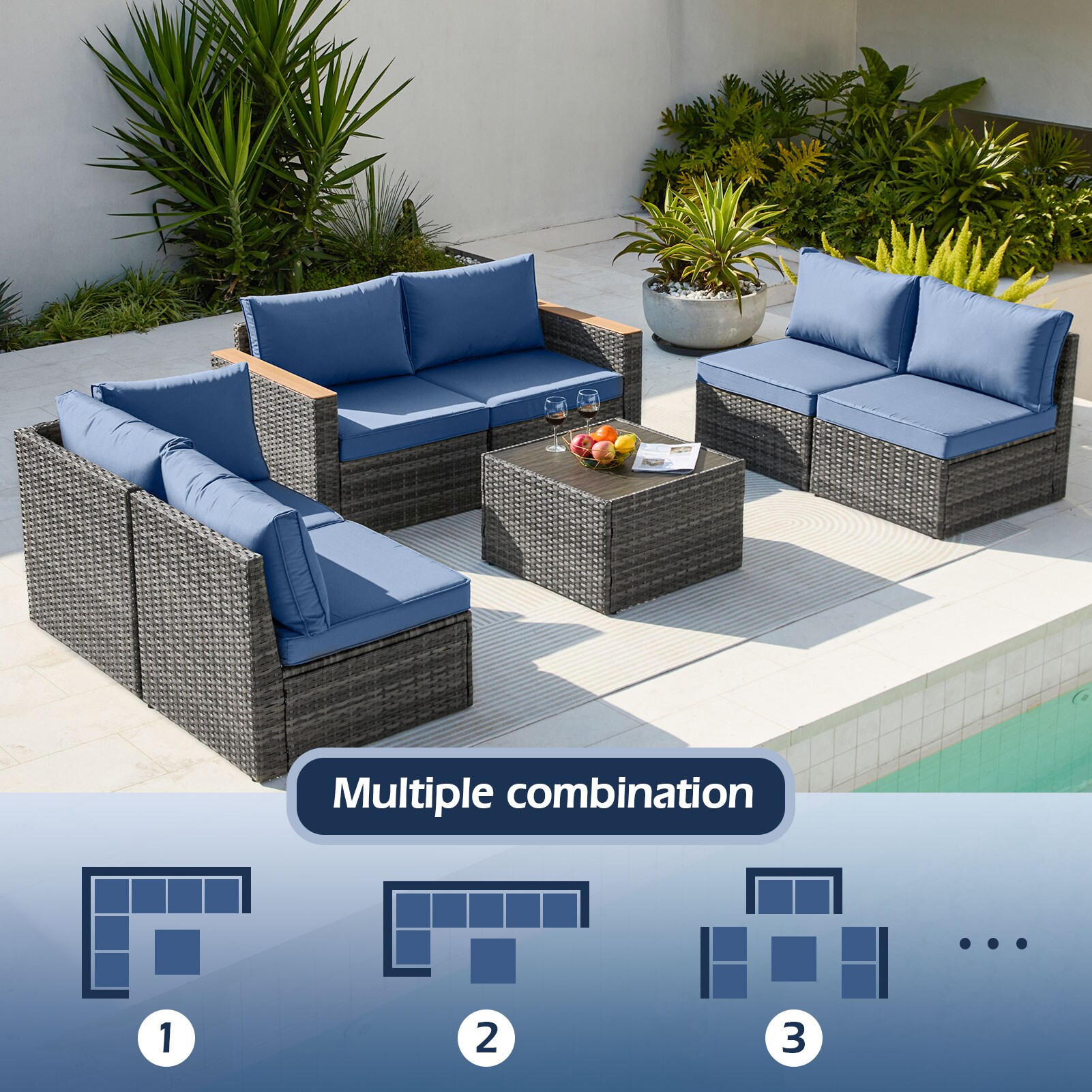 CESICIA JT35A Patio-Conversation-Sets - View #7