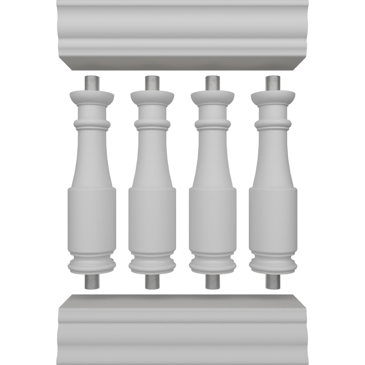 Ekena Millwork BALK32X024HMN railings - View #5