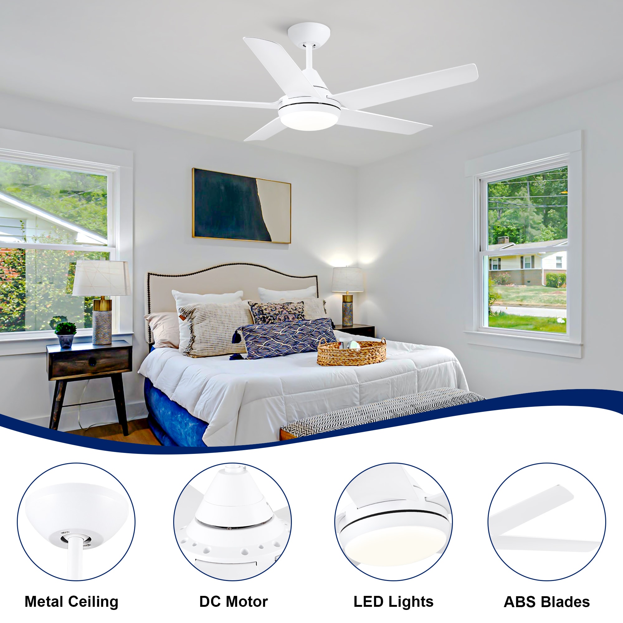 YUHAO LSAC1085WH482 Ceiling-Fans - View #4