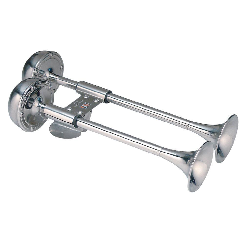 Marinco 10011 Compact Dual Trumpet Horn