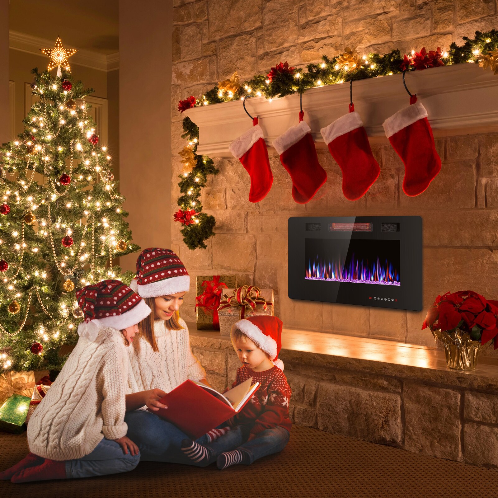 COWSAR LSFPC3-30 Electric-Fireplaces - View #2