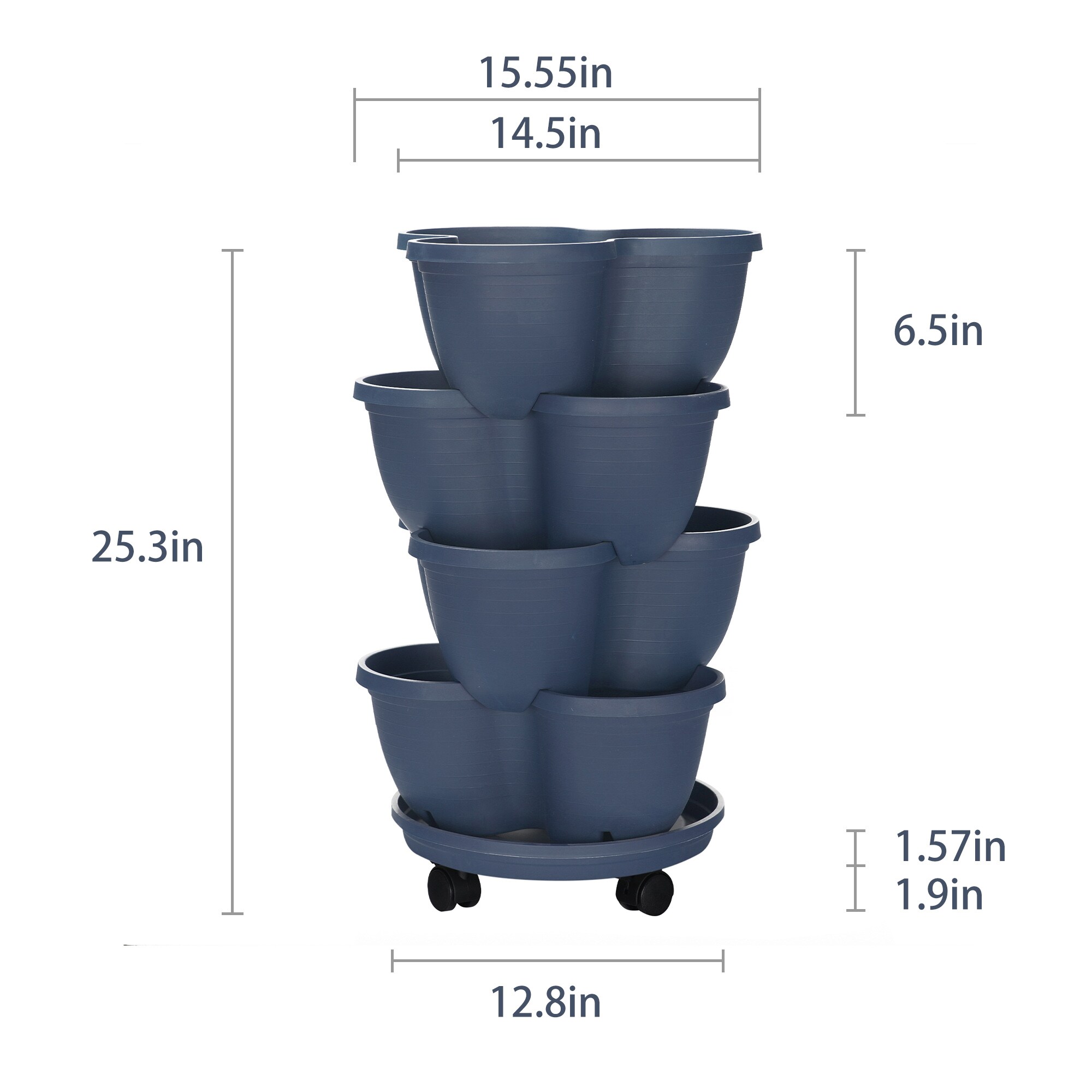 Style Selections MLH2115TBH Planter-Window-Box - View #3