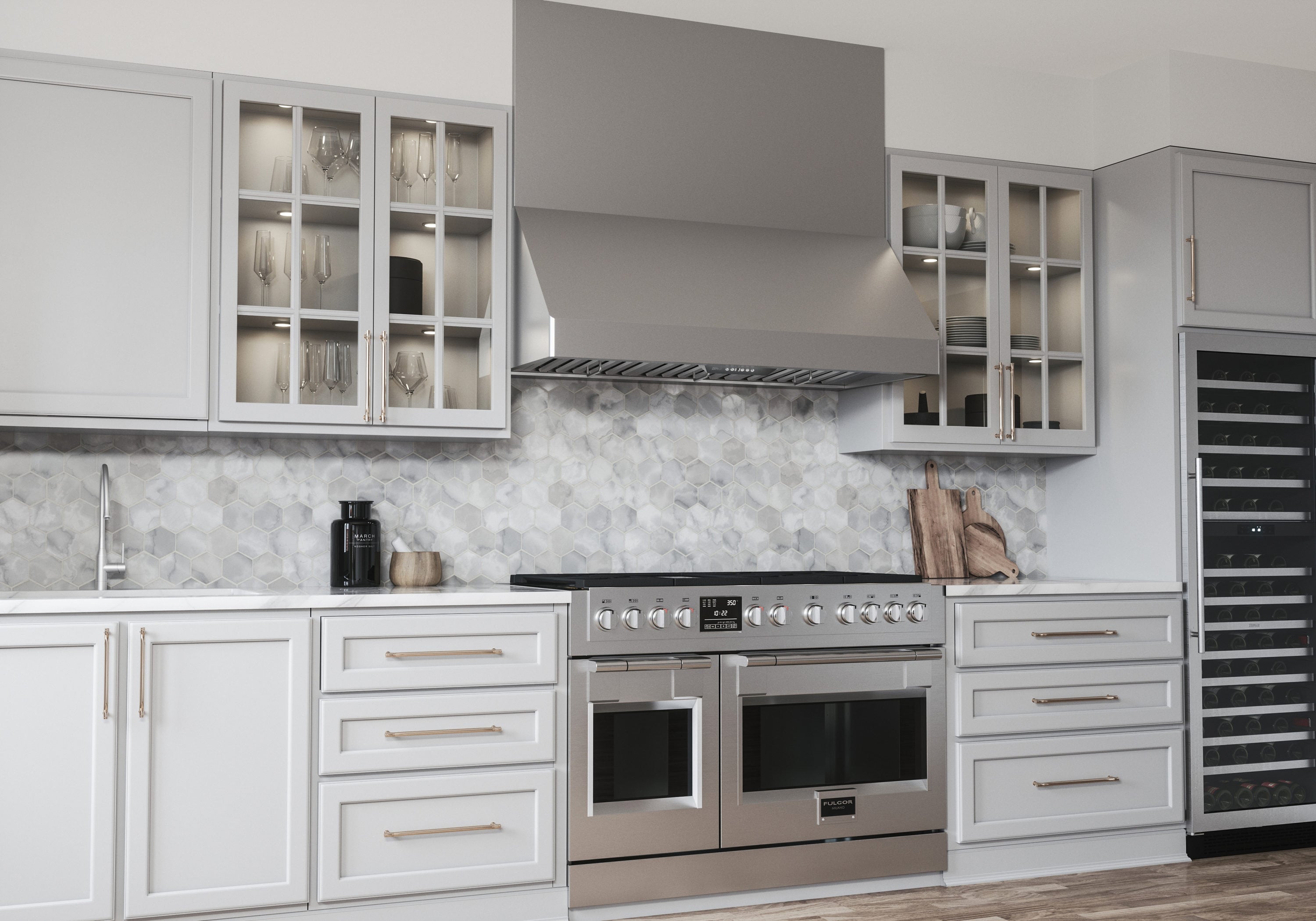 Tempest II 48" Stainless Steel Convertible Wall Mounted Range Hood