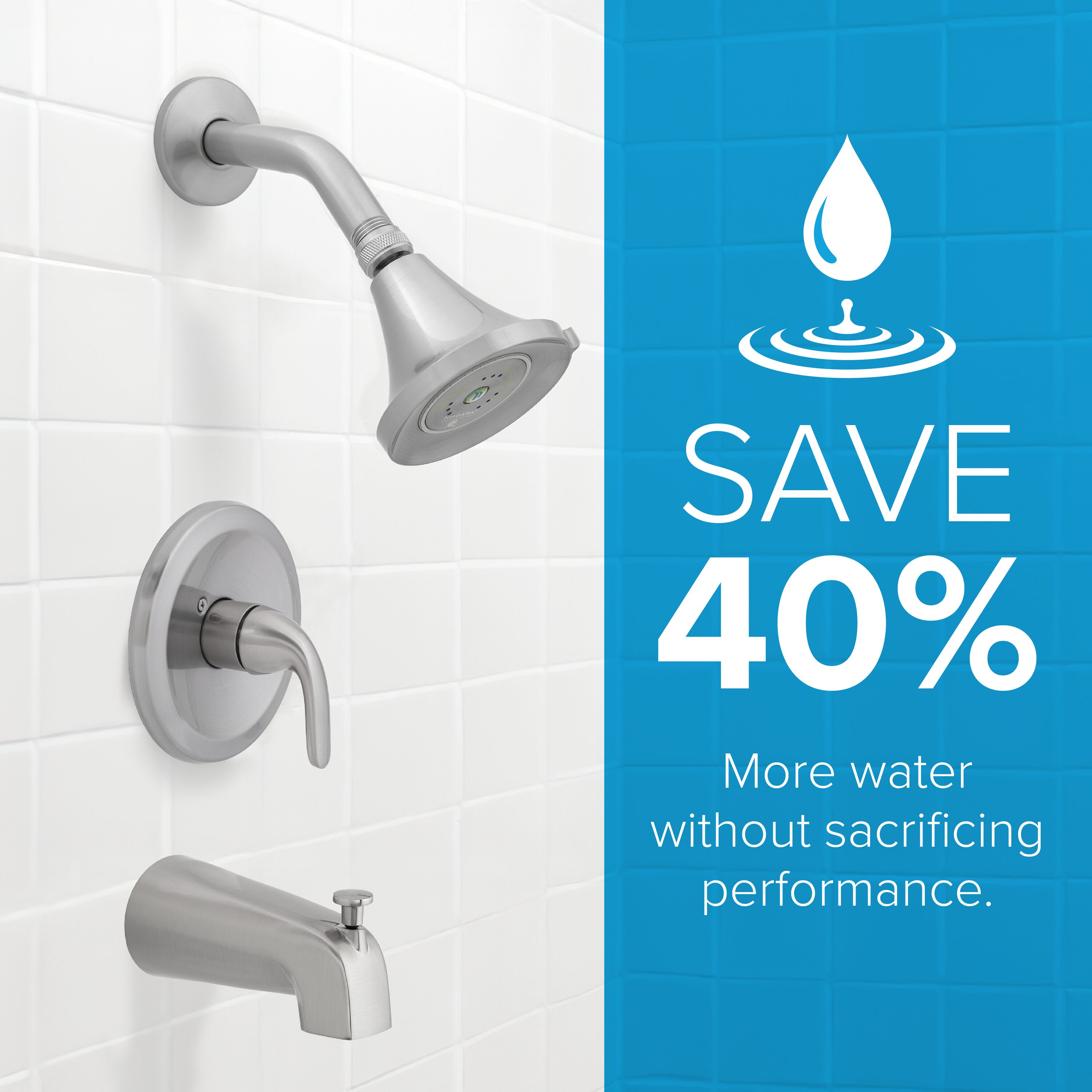 Niagara Conservation N-SLPB-TS15-BN-US Tub-Shower-Faucets - View #8