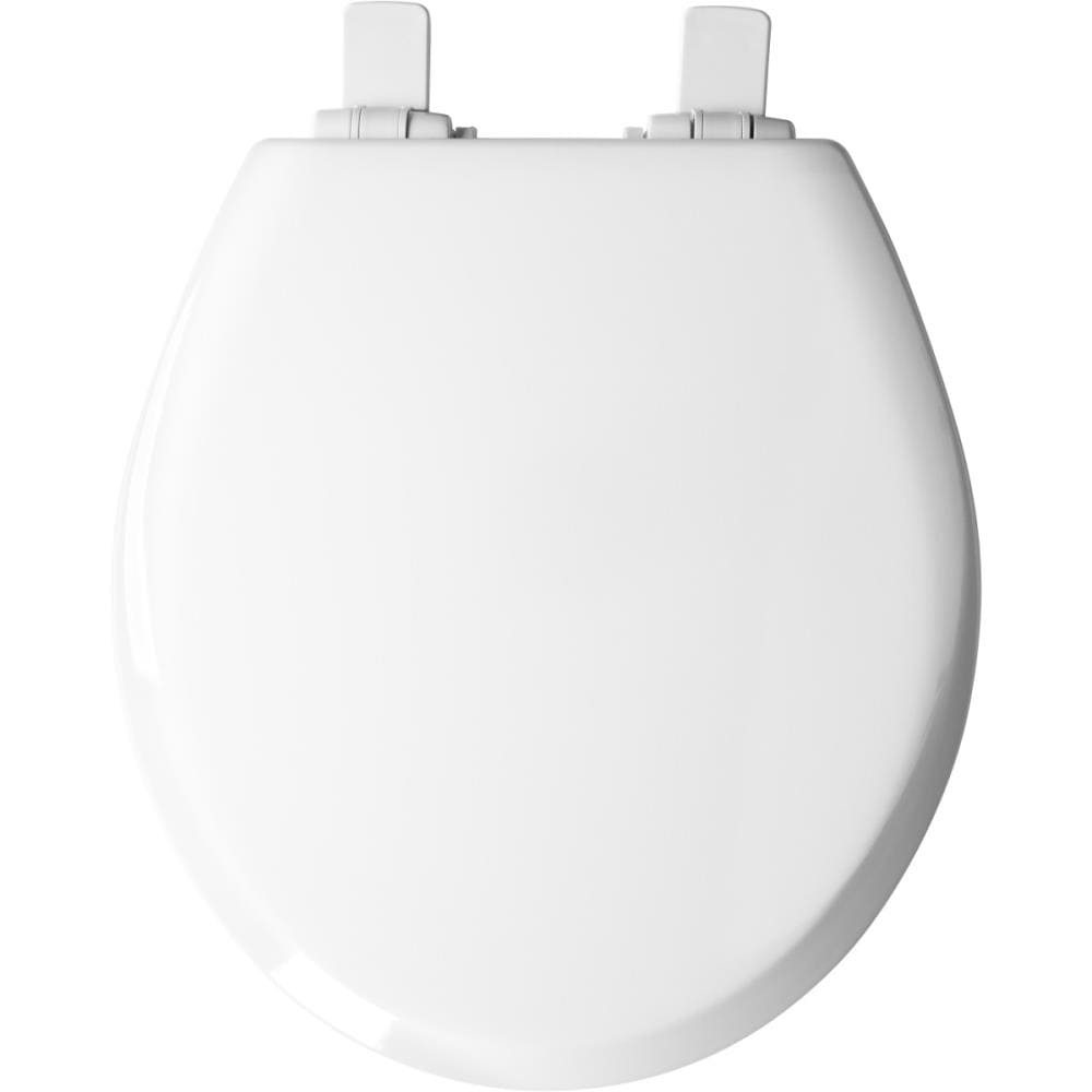 Church NextStep2 White Round Slow-Close Toilet Seat in the Toilet Seats ...