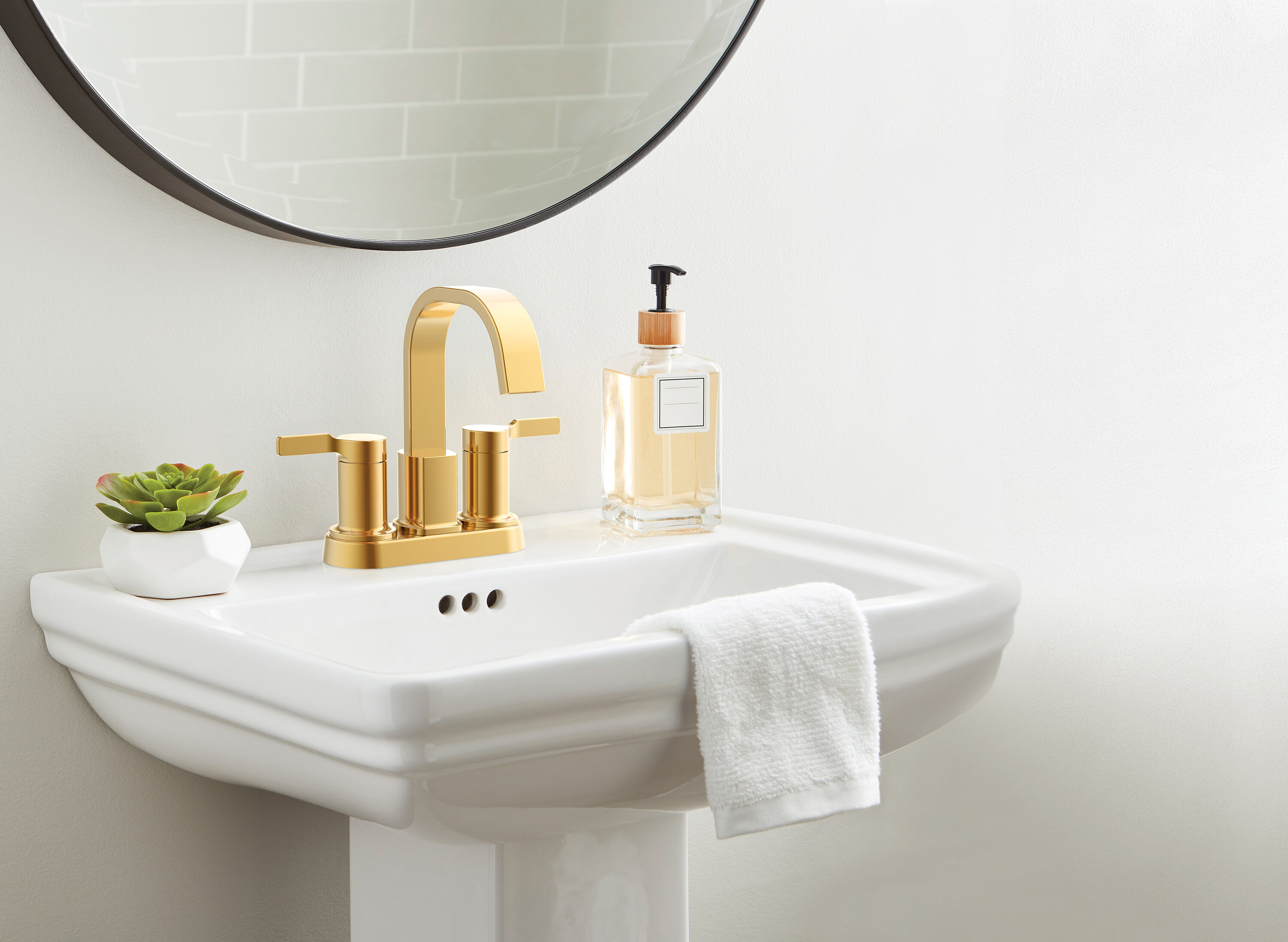 allen + roth F51A1156CZ Lavatory-Faucets - View #4