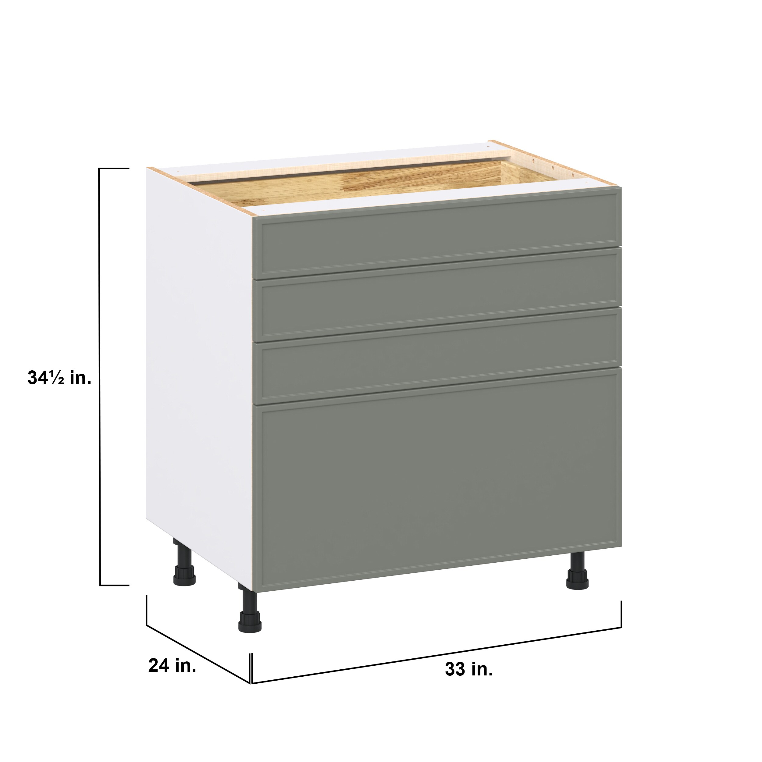 Hugo&Borg DSB4D33WD-CO Cabinets-Kitchen - View #4