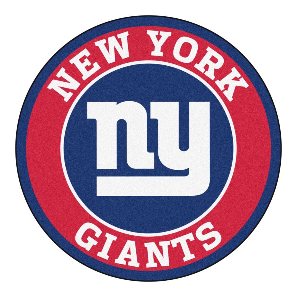 NFL Round Distressed Sign: New York Giants