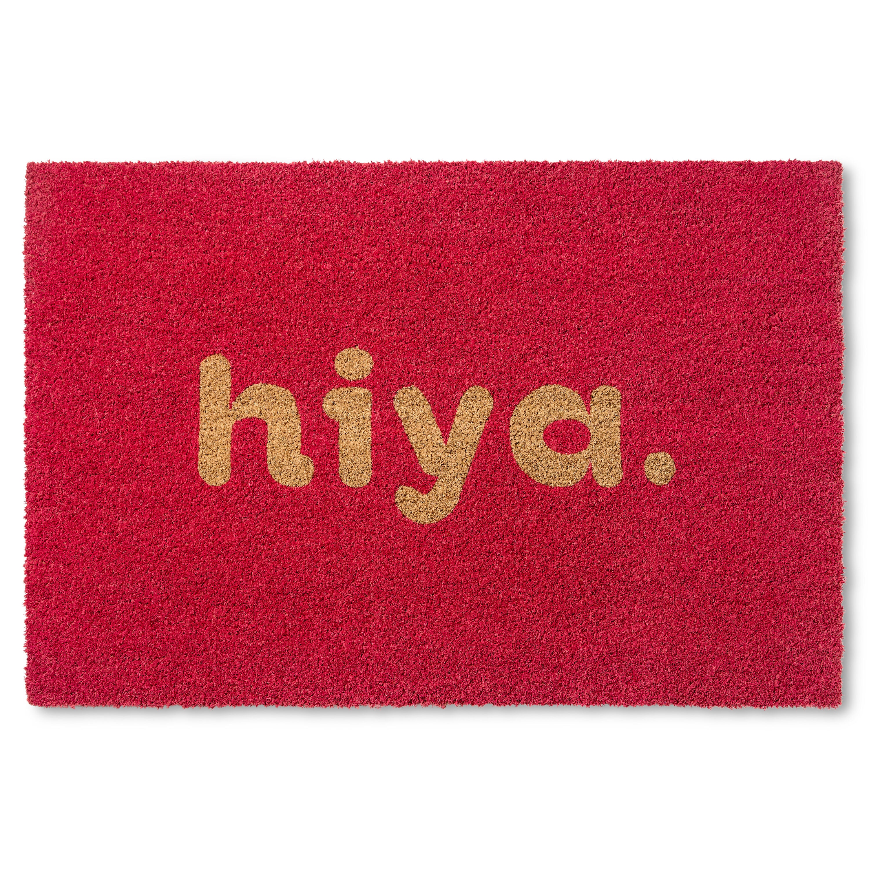 Town & Country Living 1-E009-200 2-ft x 3-ft Red Coir Rectangular Outdoor Decorative Door mat