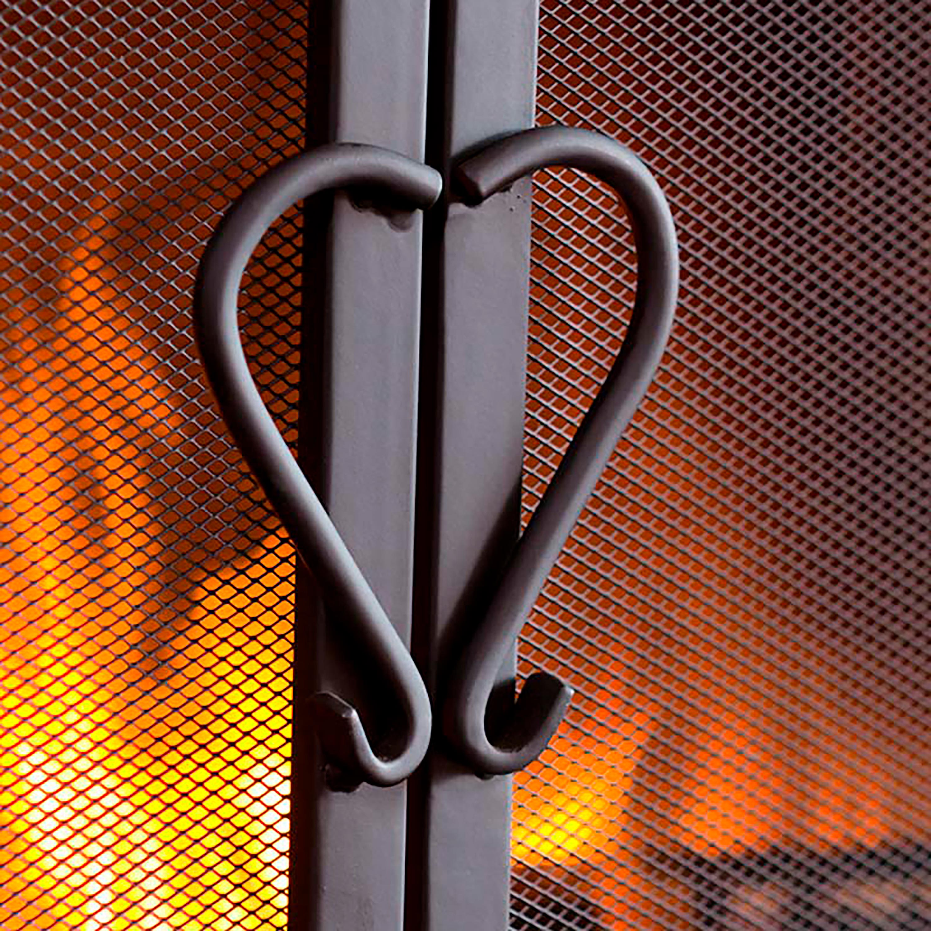 Evergreen 13400 BK Glass-Fireplace-Doors - View #5