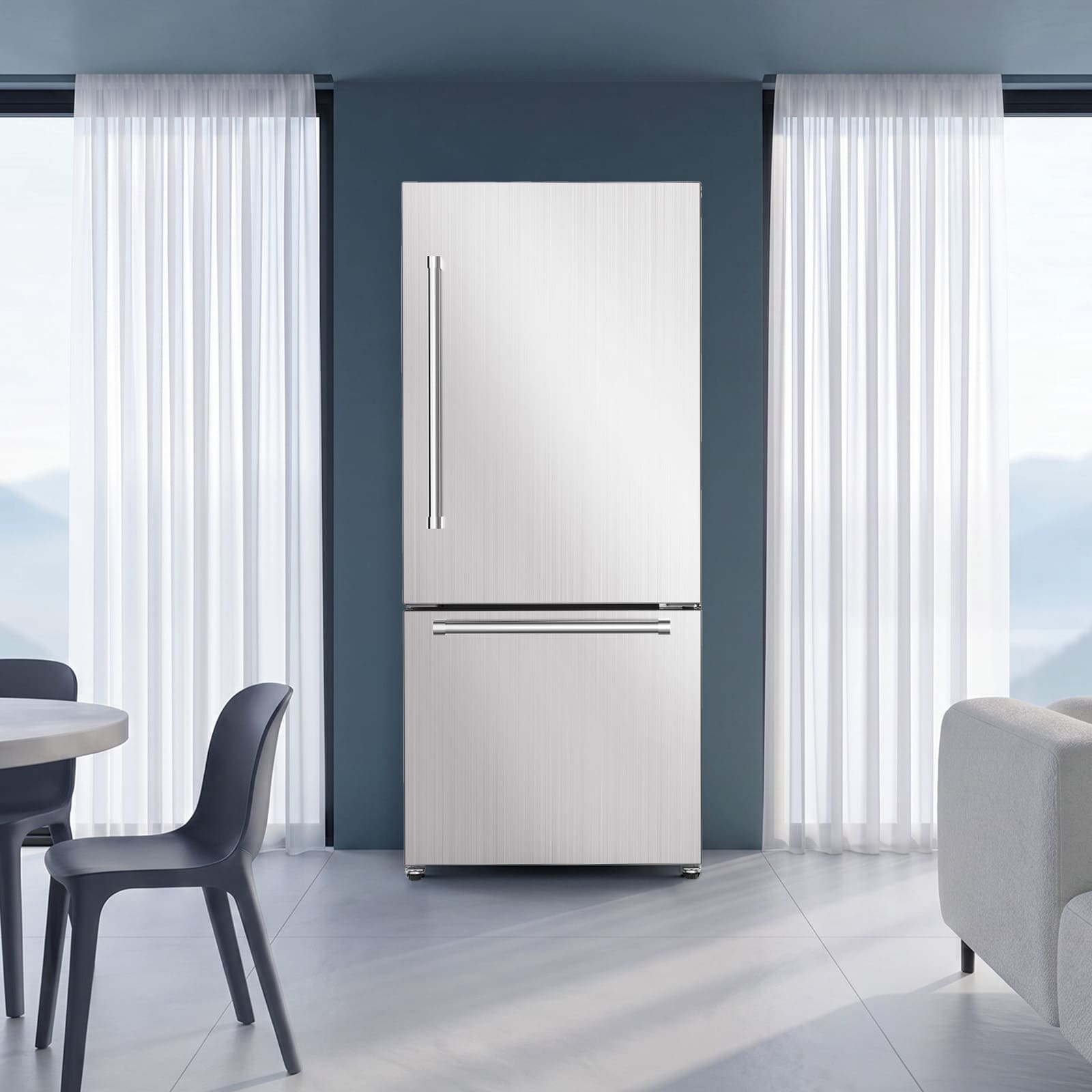 COWSAR LSRW-F45-06S Bottom-Freezer-Refrigerators - View #12