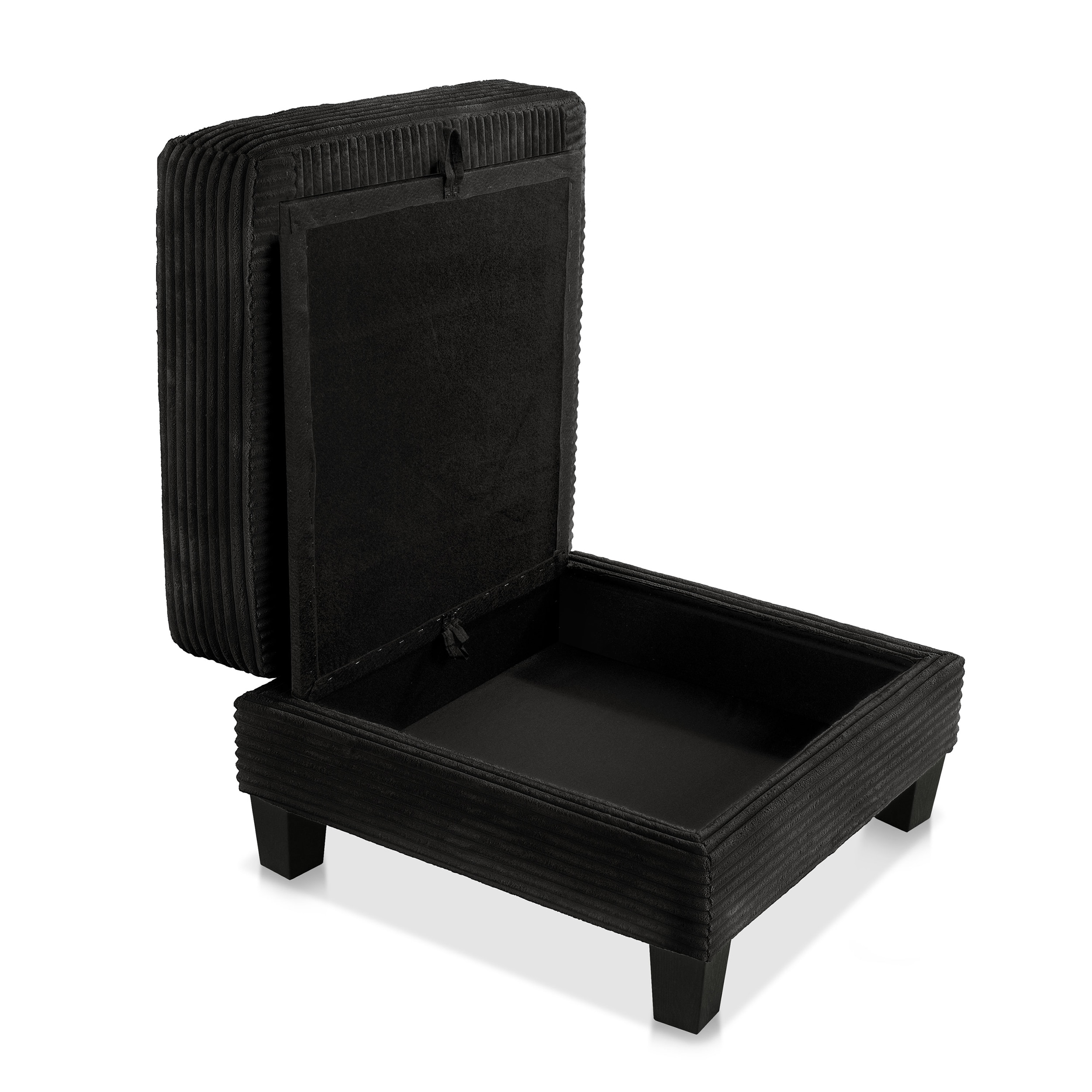 Furniture of America IDF-SL6932BK-OT Indoor-Ottomans - View #7
