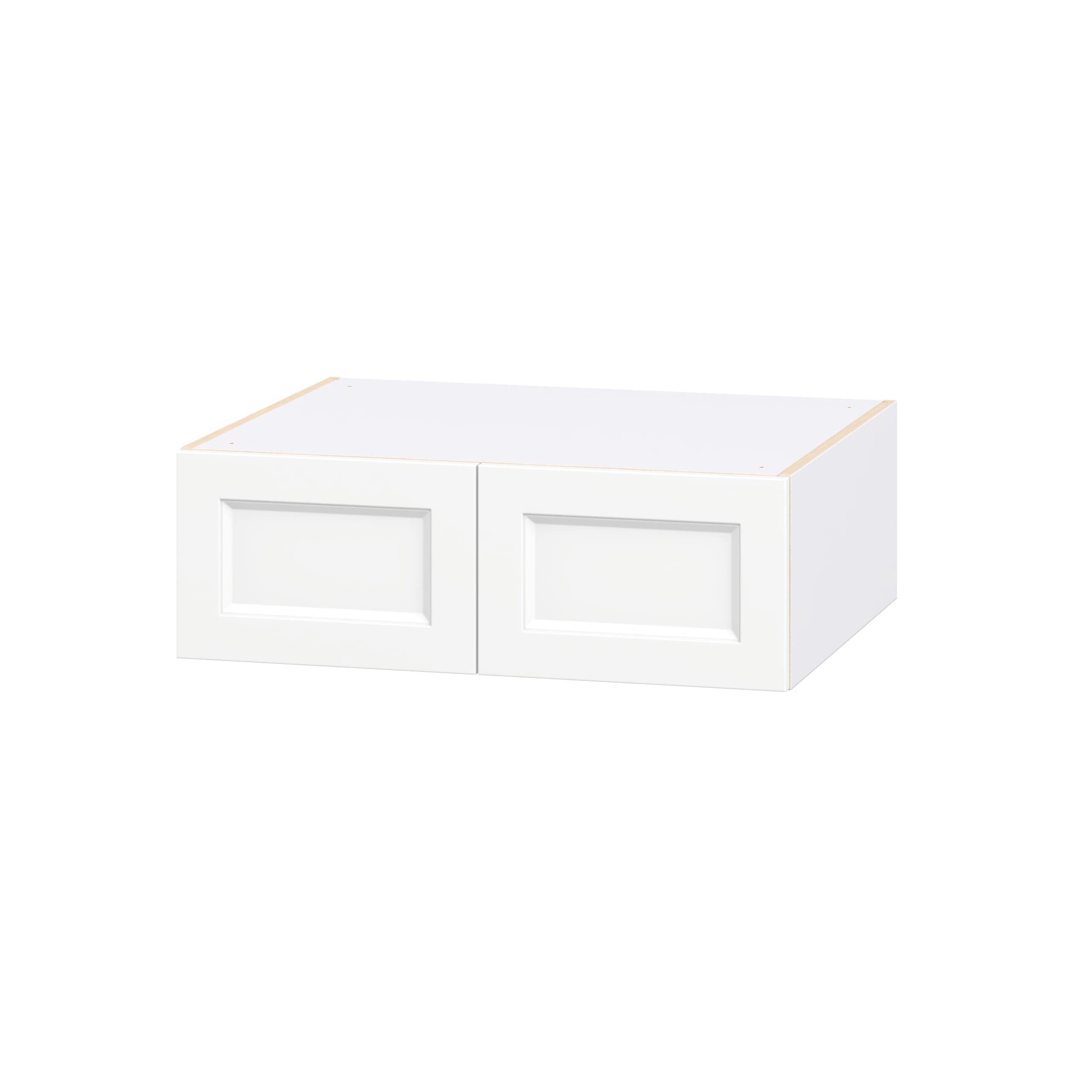 Hugo&Borg DSW301024-RI Riviera 30-in W x 10-in H x 24.5-in D Bright White Wall Fully assembled Cabinet Recessed Panel Shaker