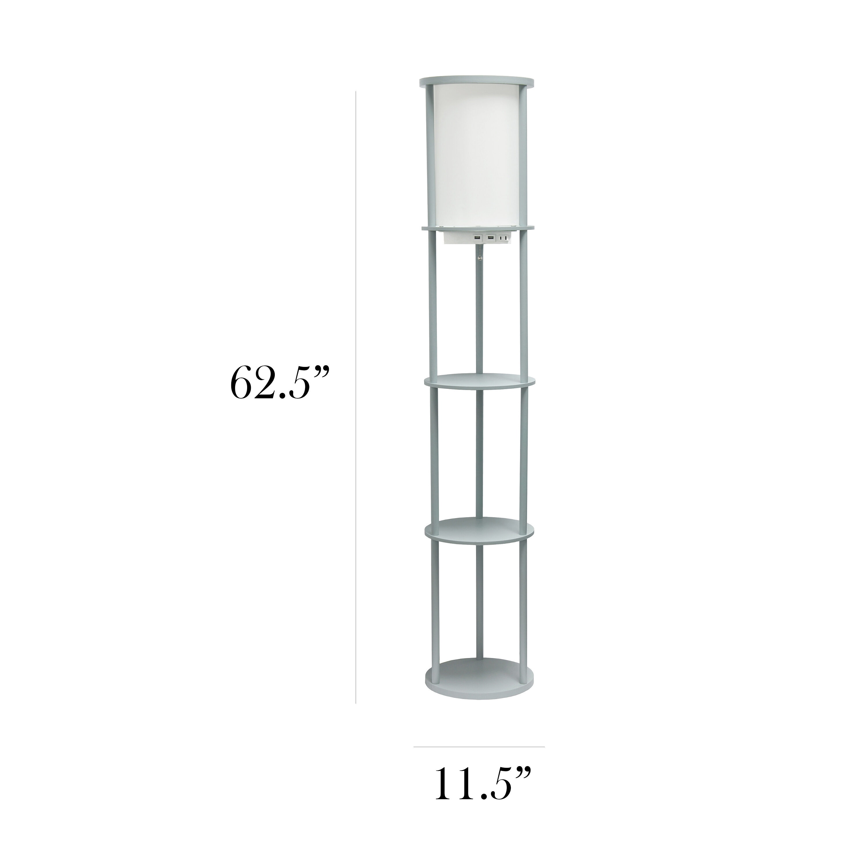 Simple Designs LF2010-GRY floorlamps - View #15