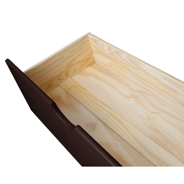 Palace Imports 2 Drawers Java Wheeled Wood Drawer Palace Imports 2 Drawers Java Wheeled Wood Drawer