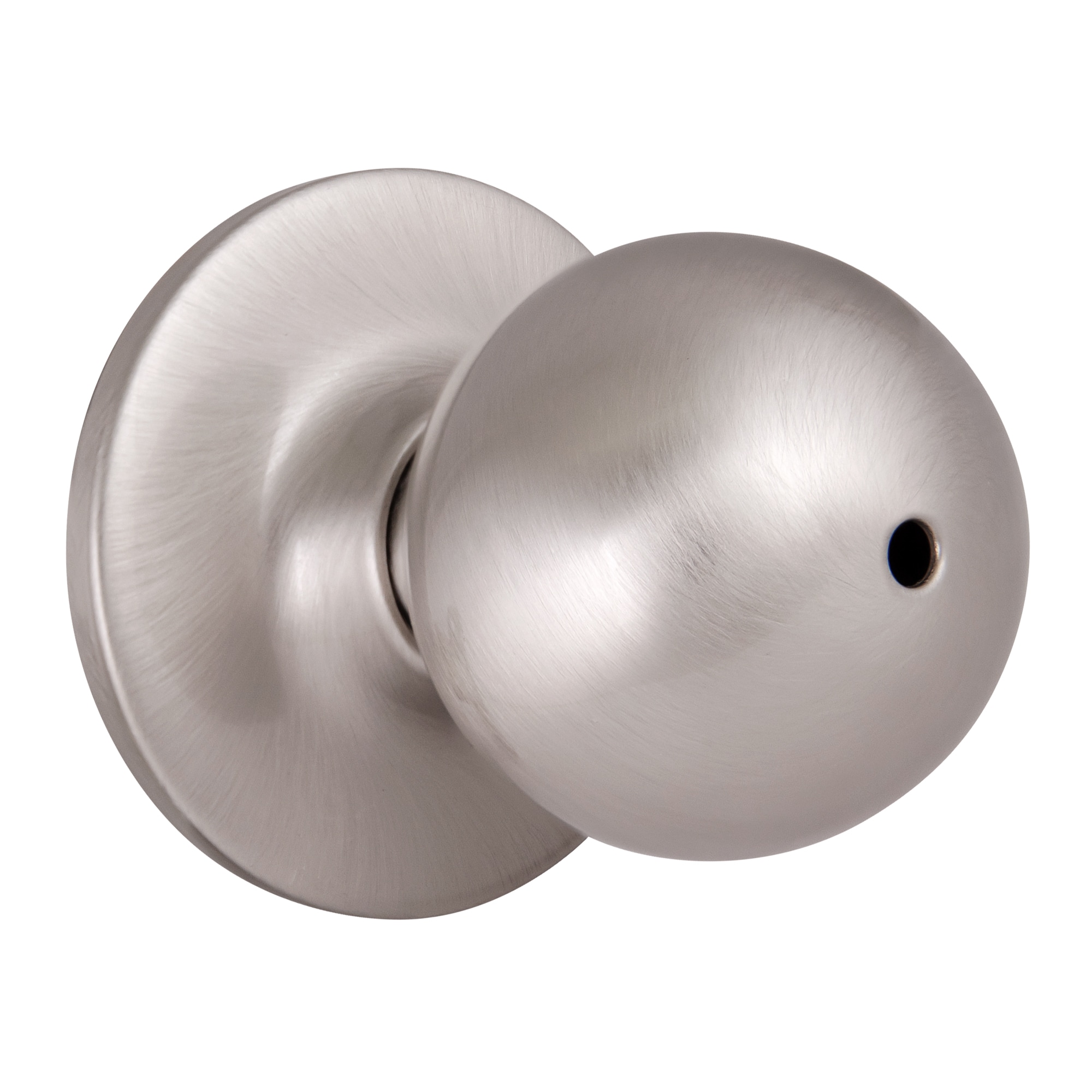 RELIABILT Baron Satin Nickel Interior Bed/Bath Privacy Door Knob