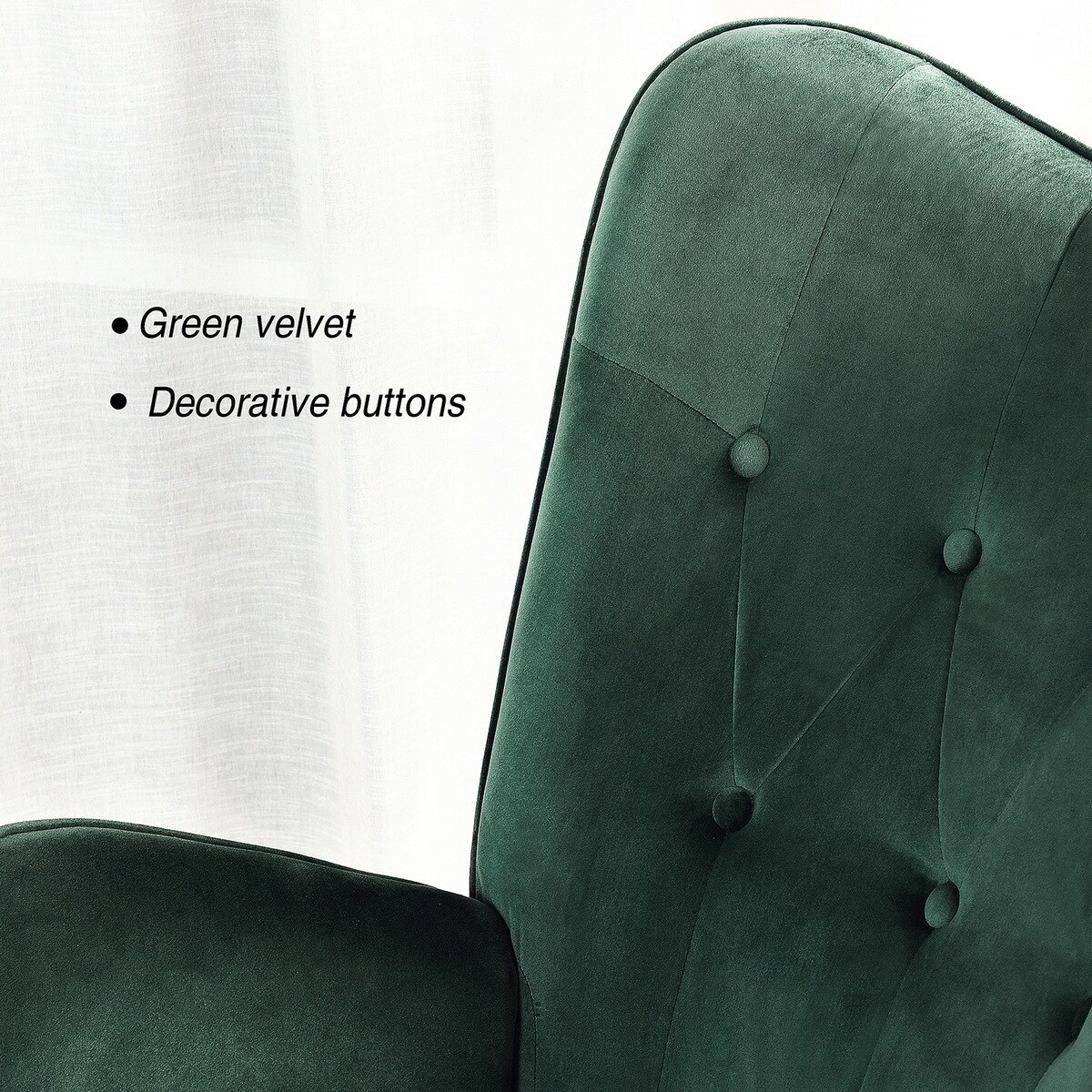 CASAINC EPPING KD VELVET GN chairs - View #6