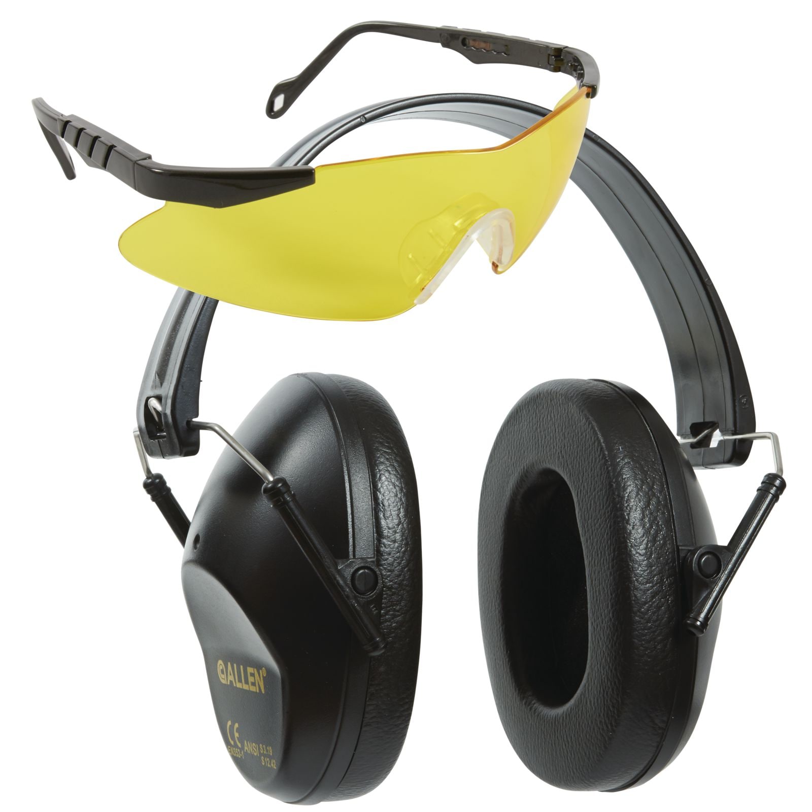 Yellow Lens High Impact Z87+ Sunglasses in Black - SS3 – Maxx Sunglasses