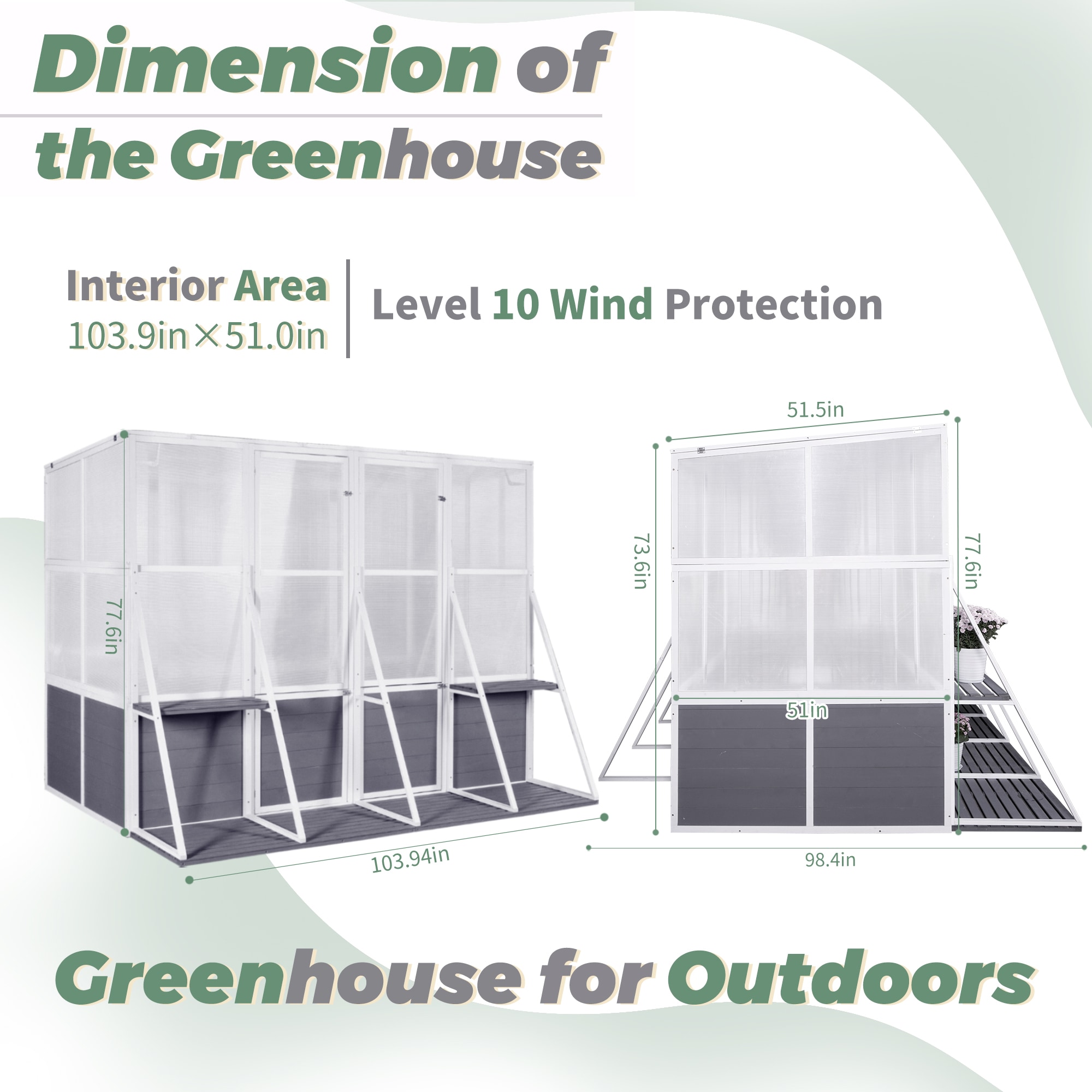 Maocao Hoom MZW685-S00014 greenhouses - View #4