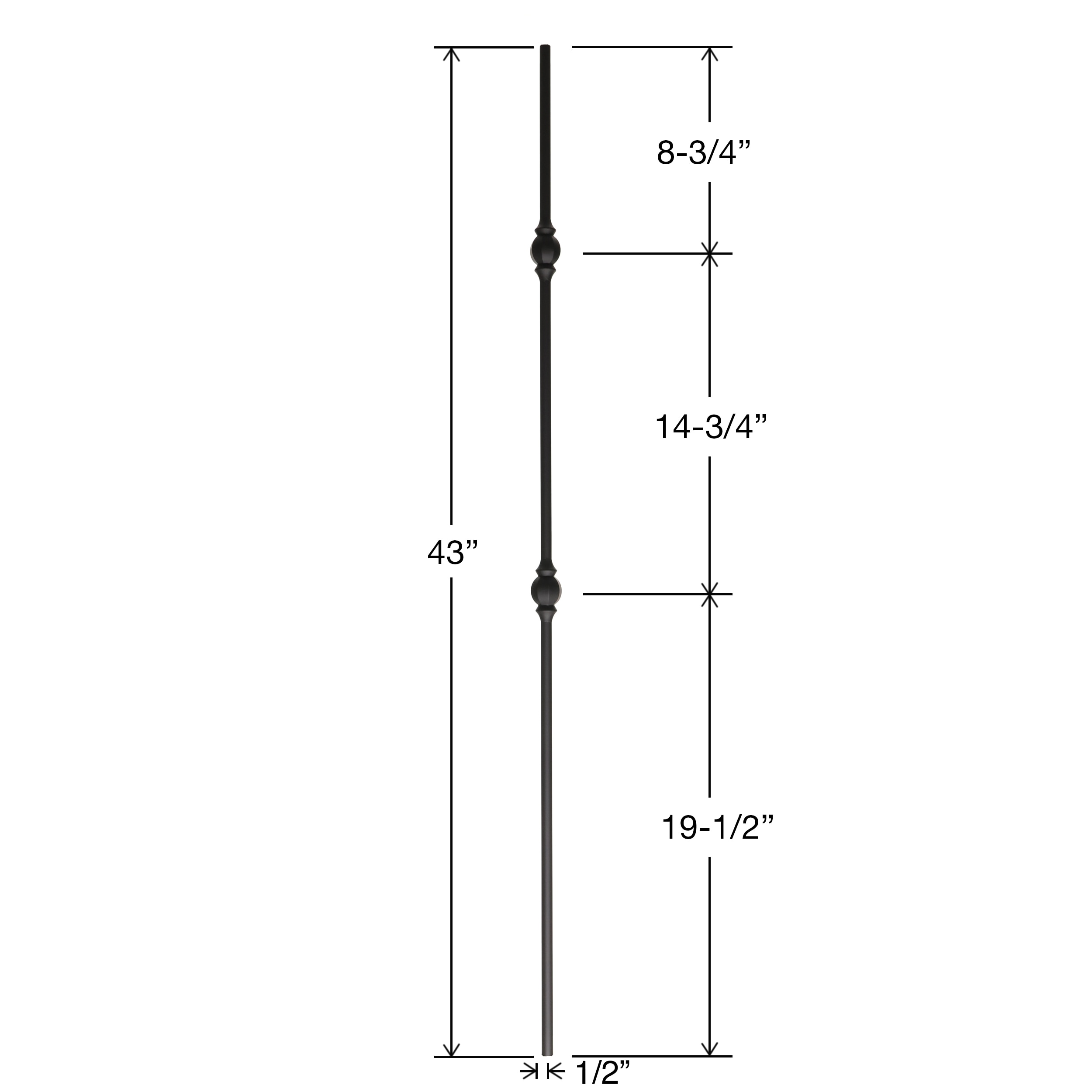 RELIABILT WGTR23SB Interior-Stairpart-Balusters - View #5