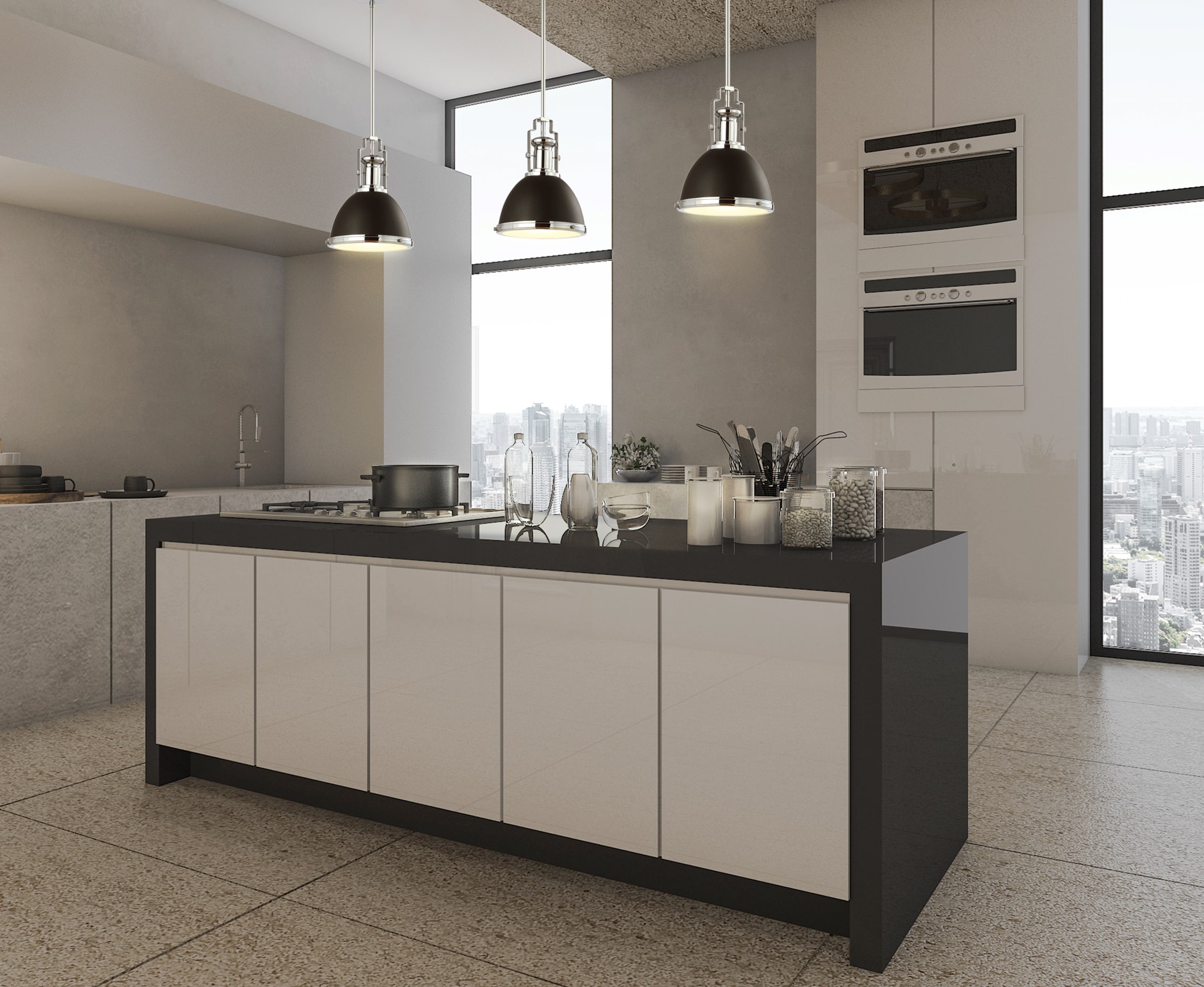 JONATHAN  Y JYL9535B Pendant-Lights - View #3