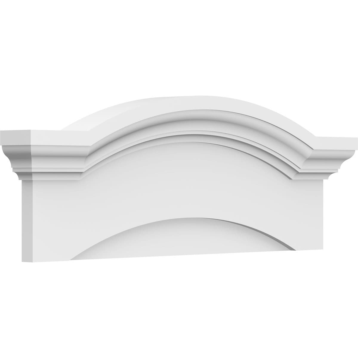 Ekena Millwork PEDP028X105EYE00 28-in W x 10.5-in L PVC Pediment