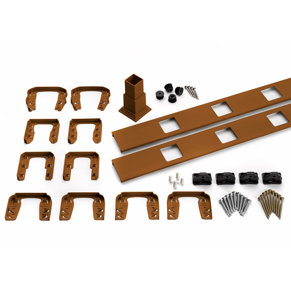 Trex 800337 91.5-in x 3.88-in Transcend Tree House Composite Deck Railing Completer Kit (33-Pack)
