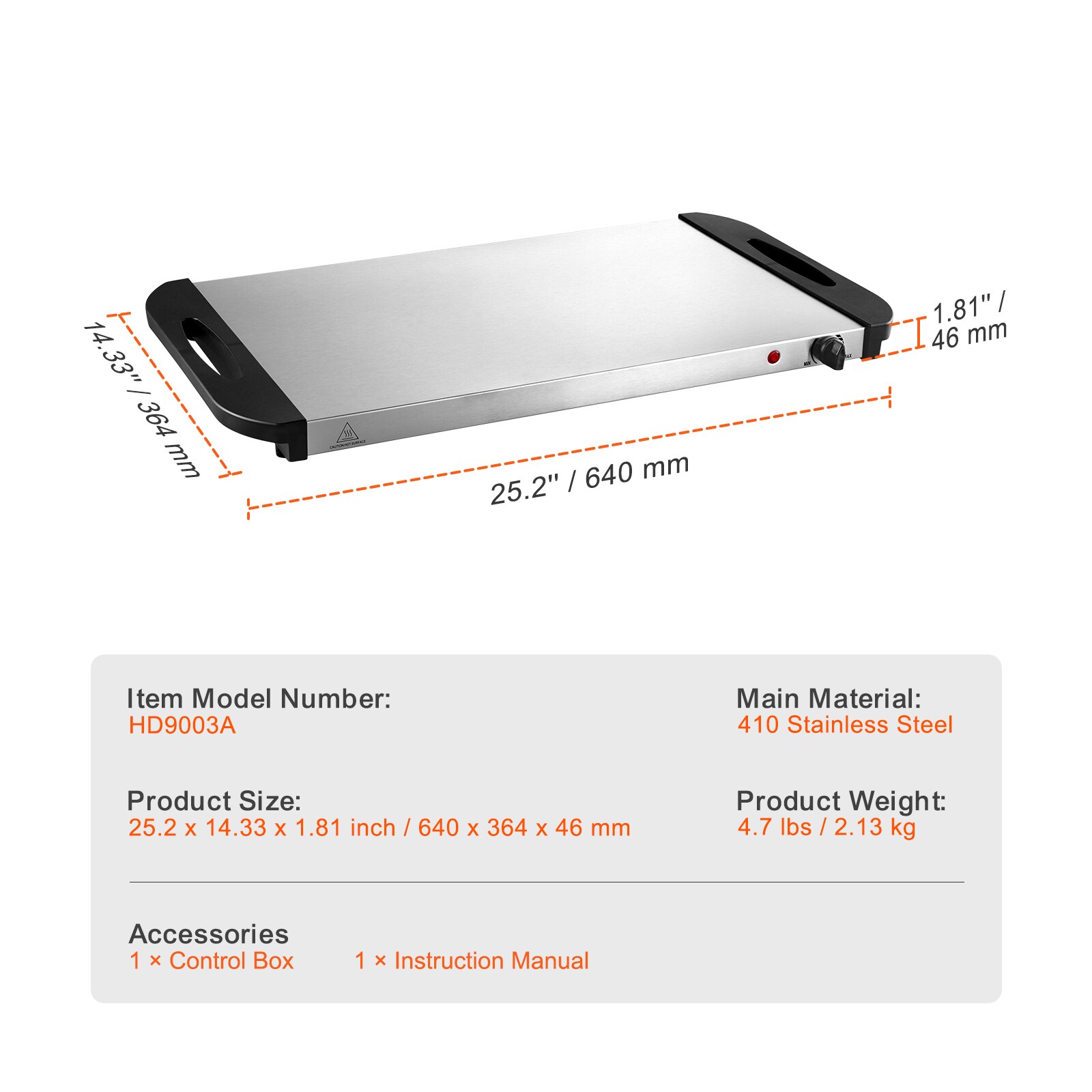 VEVOR SCCGKJRGBJXB06188V1 Buffet-Servers - View #7