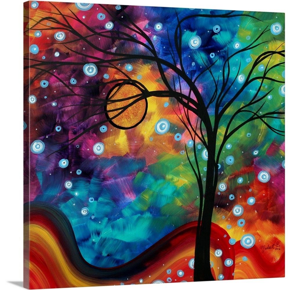 GreatBigCanvas 1907005-24-24X24 Winter Cold by Megan Duncanson 24-in H x 24-in W Abstract Print on Canvas