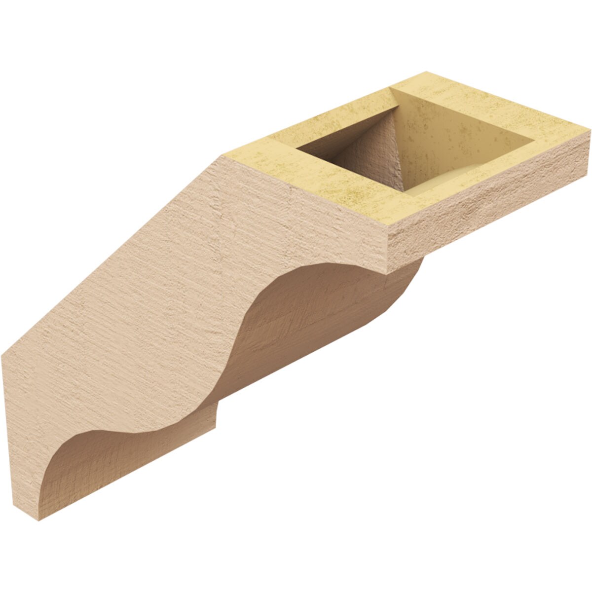 Ekena Millwork BRCUR05X10X10FSTRCPR braces - View #6