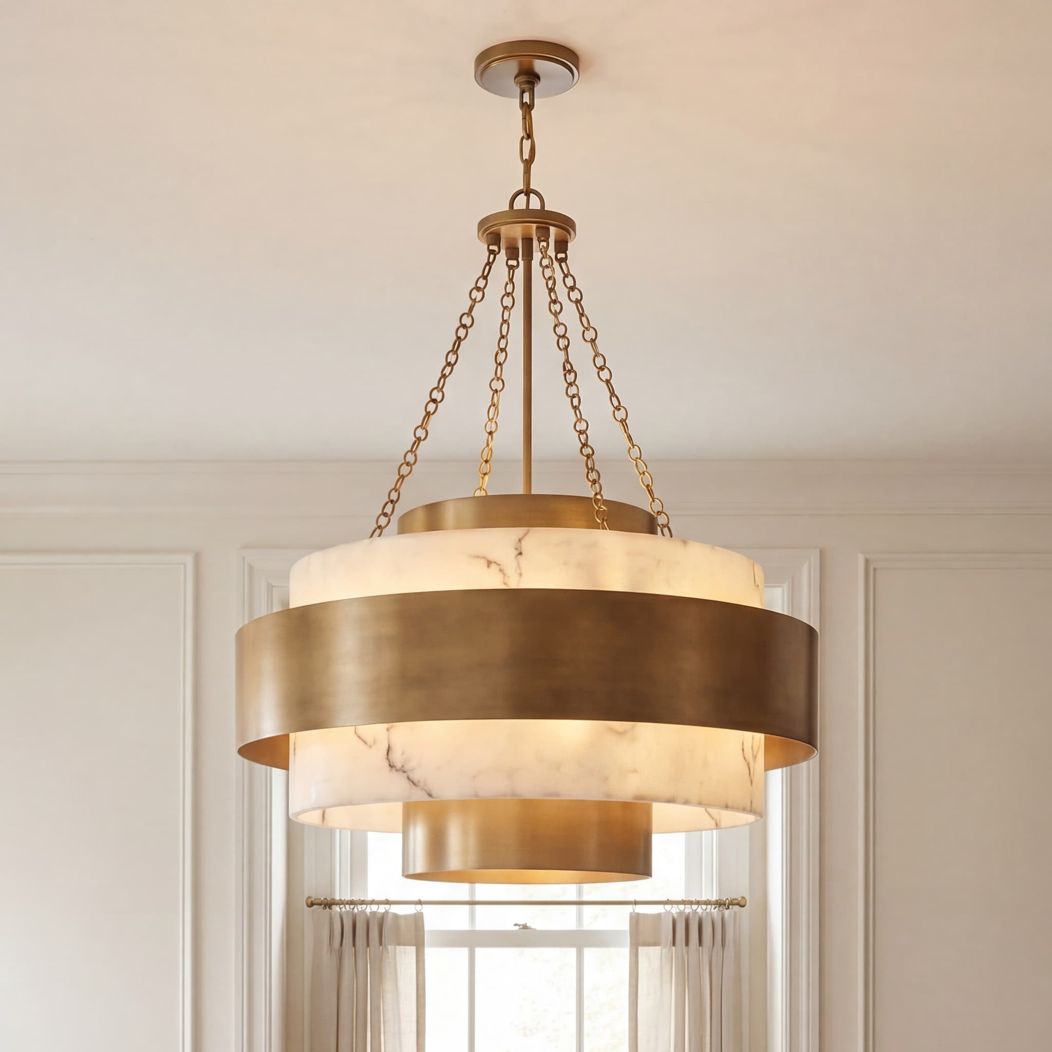 Savoy House Davenport 8-Light Pendant in Antique Patina