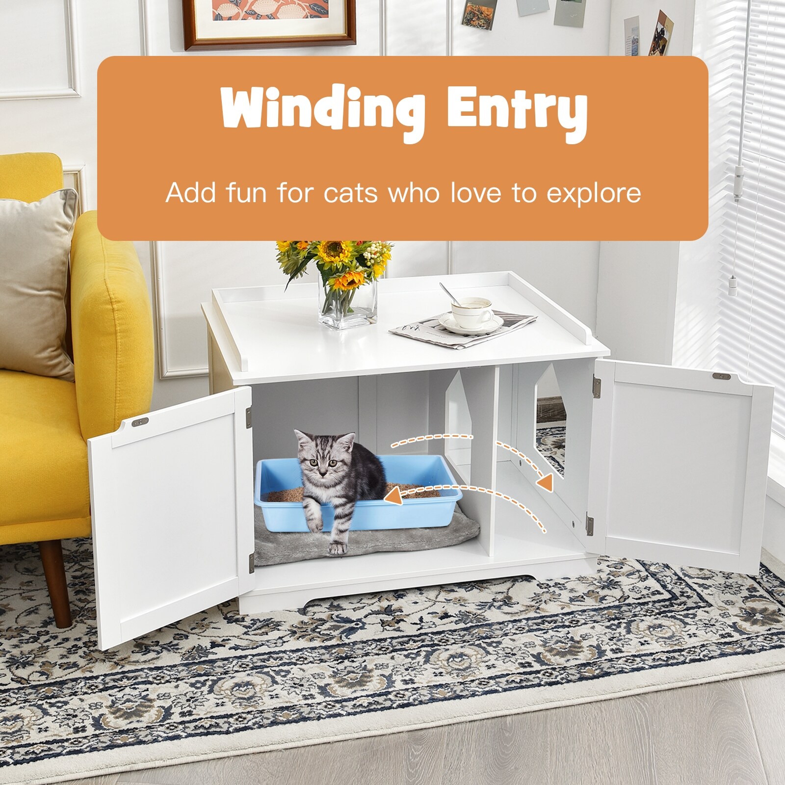 Forclover CJW-LB19WH Litter-Boxes - View #4