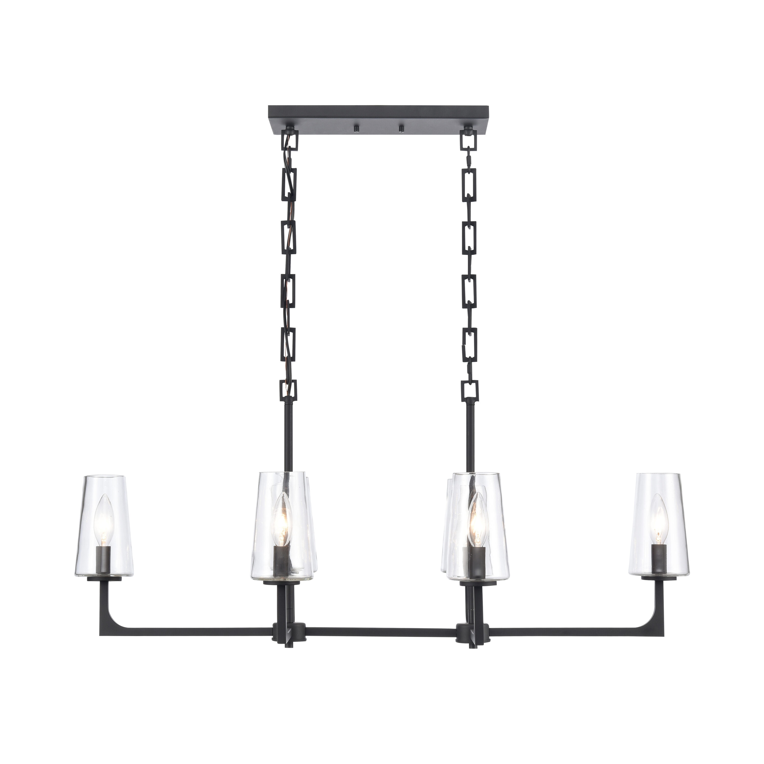 Westmore by ELK Lighting LW-202302010272 River Black Transitional For Use in Bedrooms, Dining Rooms, Foyers, Living Rooms Chandelier