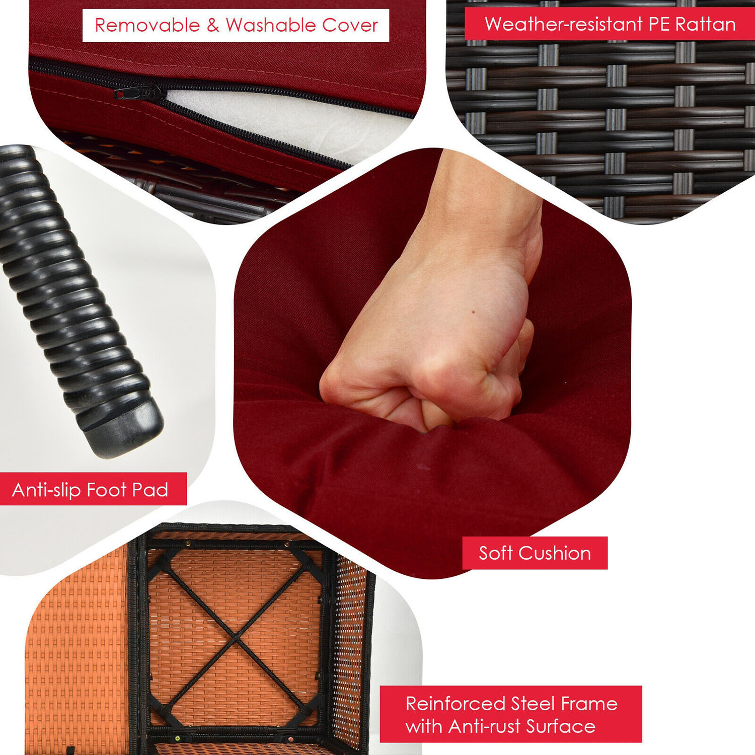 Clihome CL-RE-68786 Patio-Chairs - View #6