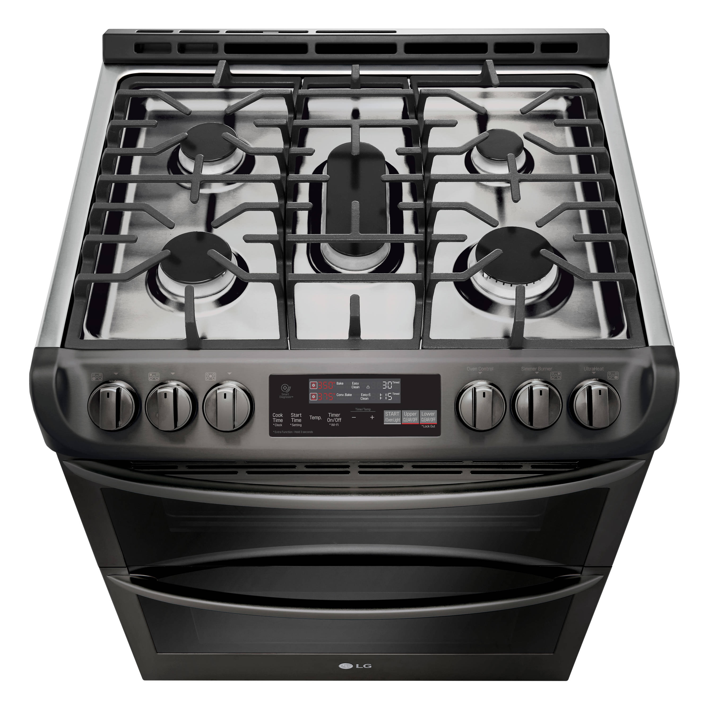 LG LTG4715BD Double-Oven-Gas-Ranges - View #4