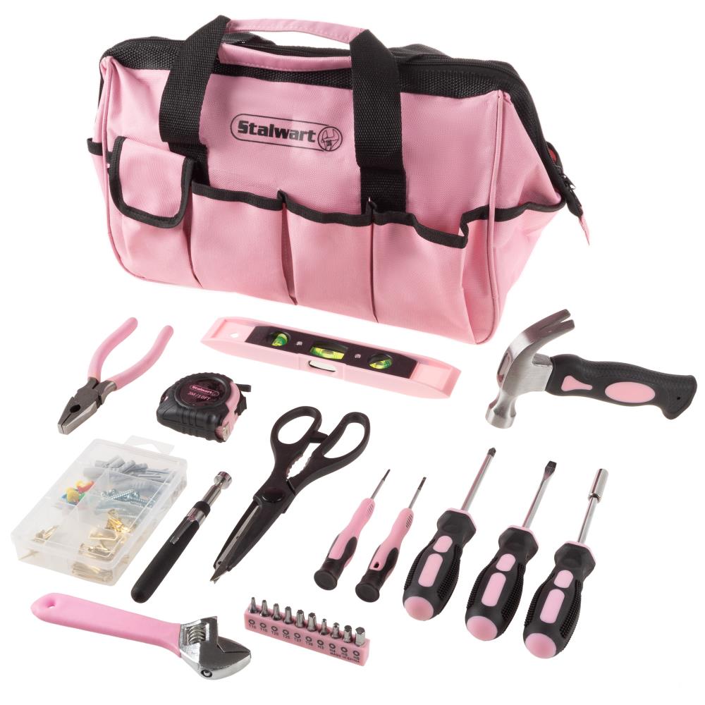 GCP Products Purple Tool Set, 223-Piece Tool Sets For Women,Tool Kit With  13-Inch Wi
