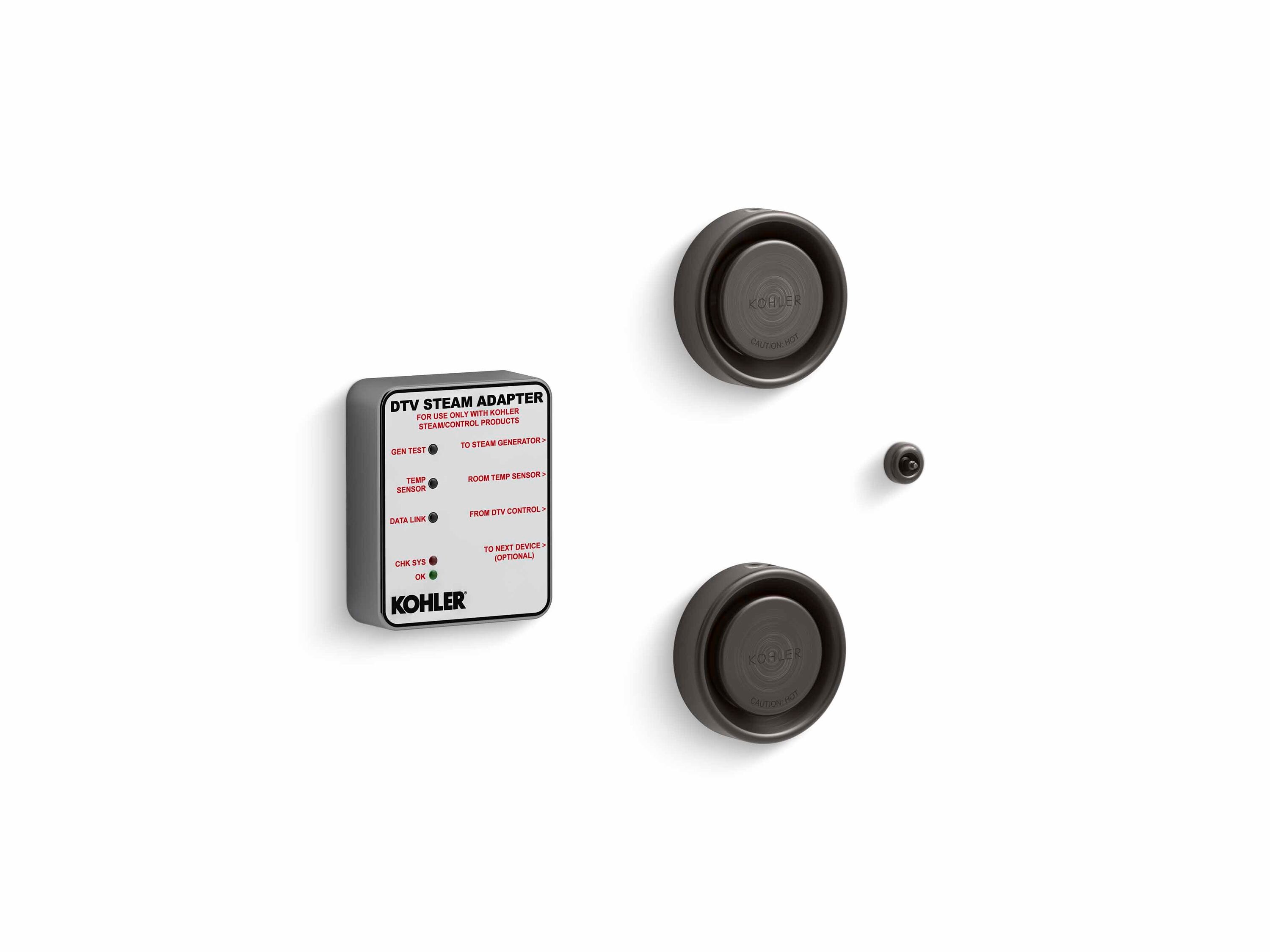 KOHLER 5549-K1-2BZ 30000-Watt Oil-Rubbed Bronze Steam Generator Control Kit
