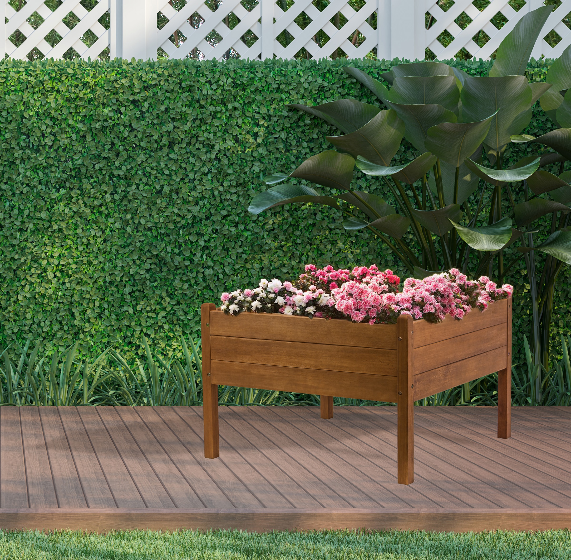 Good Ideas GW-EUC3X3-RED Raised-Garden-Beds - View #4