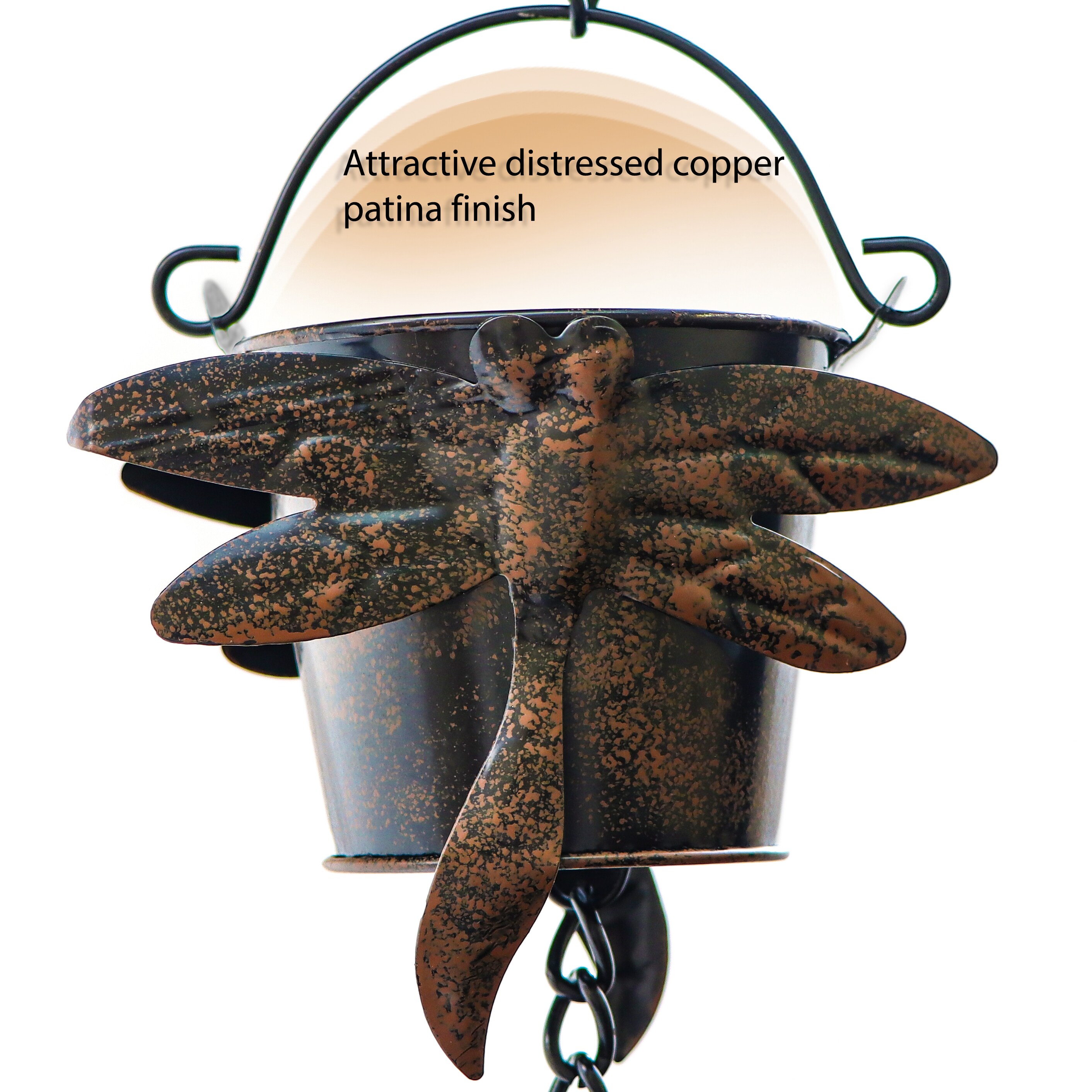 Trademark Innovations RAINCHN-DRGFLY Rain-Chains - View #3