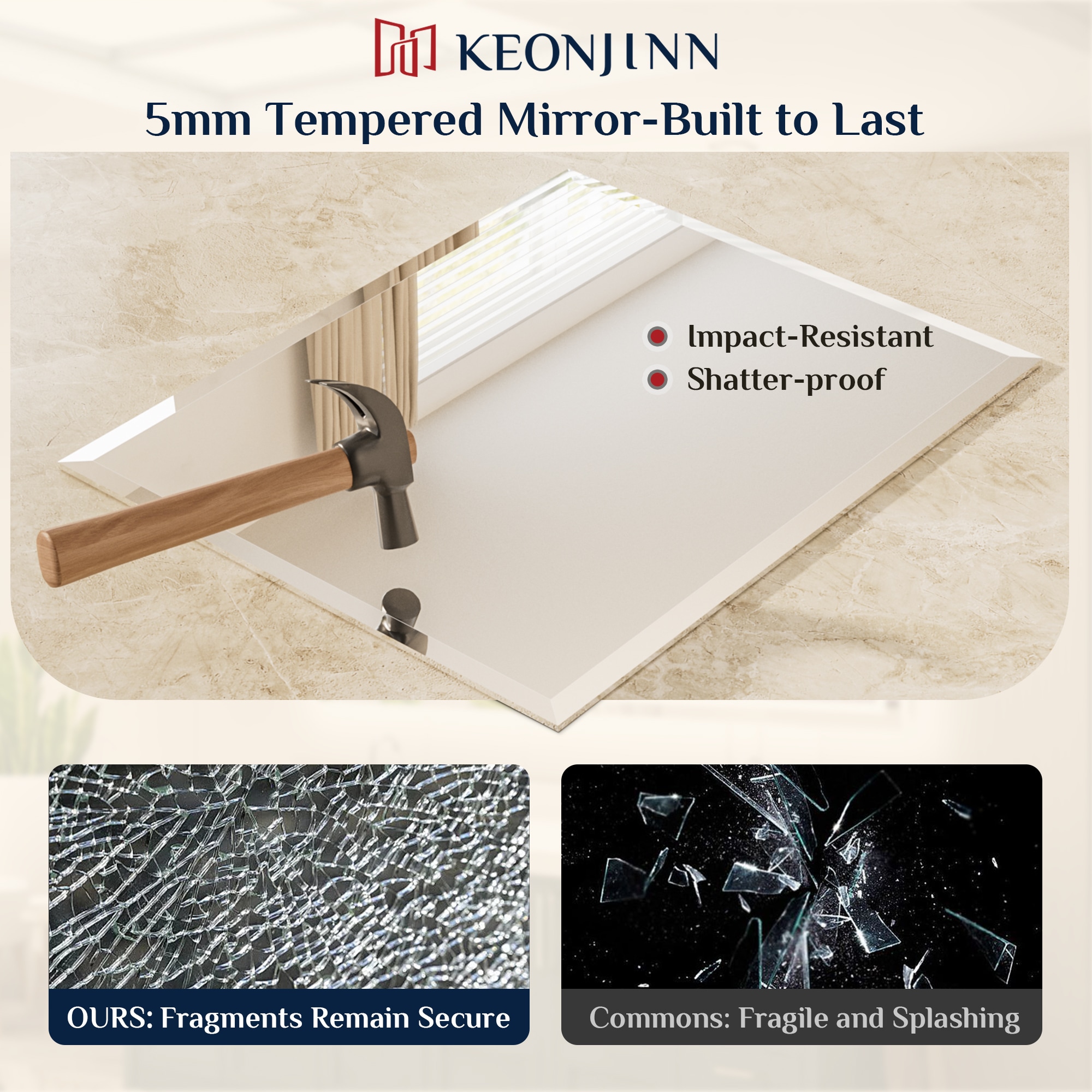 Keonjinn LW-WKJ-FJ-6181 Decor-Mirrors - View #5