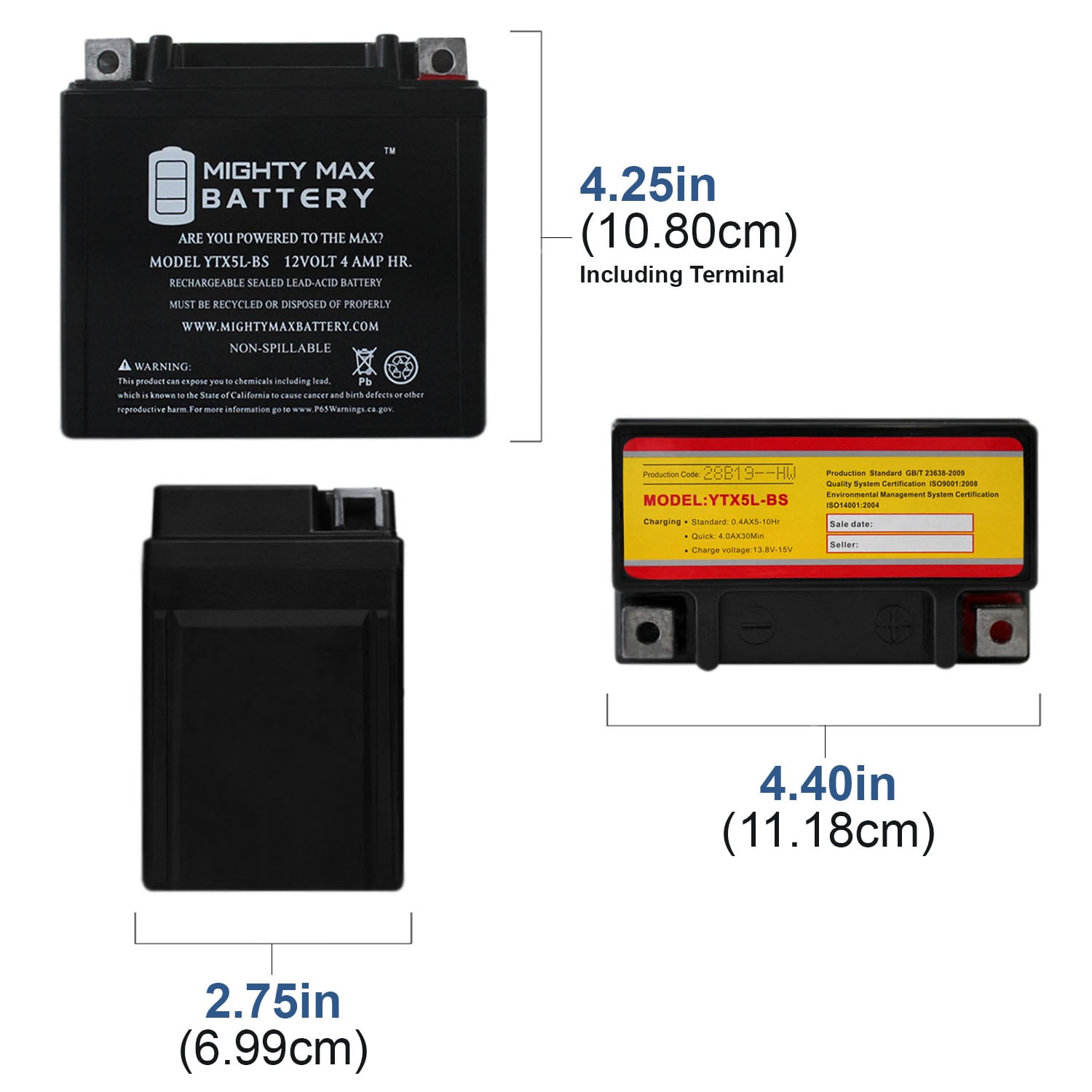 Mighty Max Battery MAX3889268 Device-Replacement-Batteries - View #4