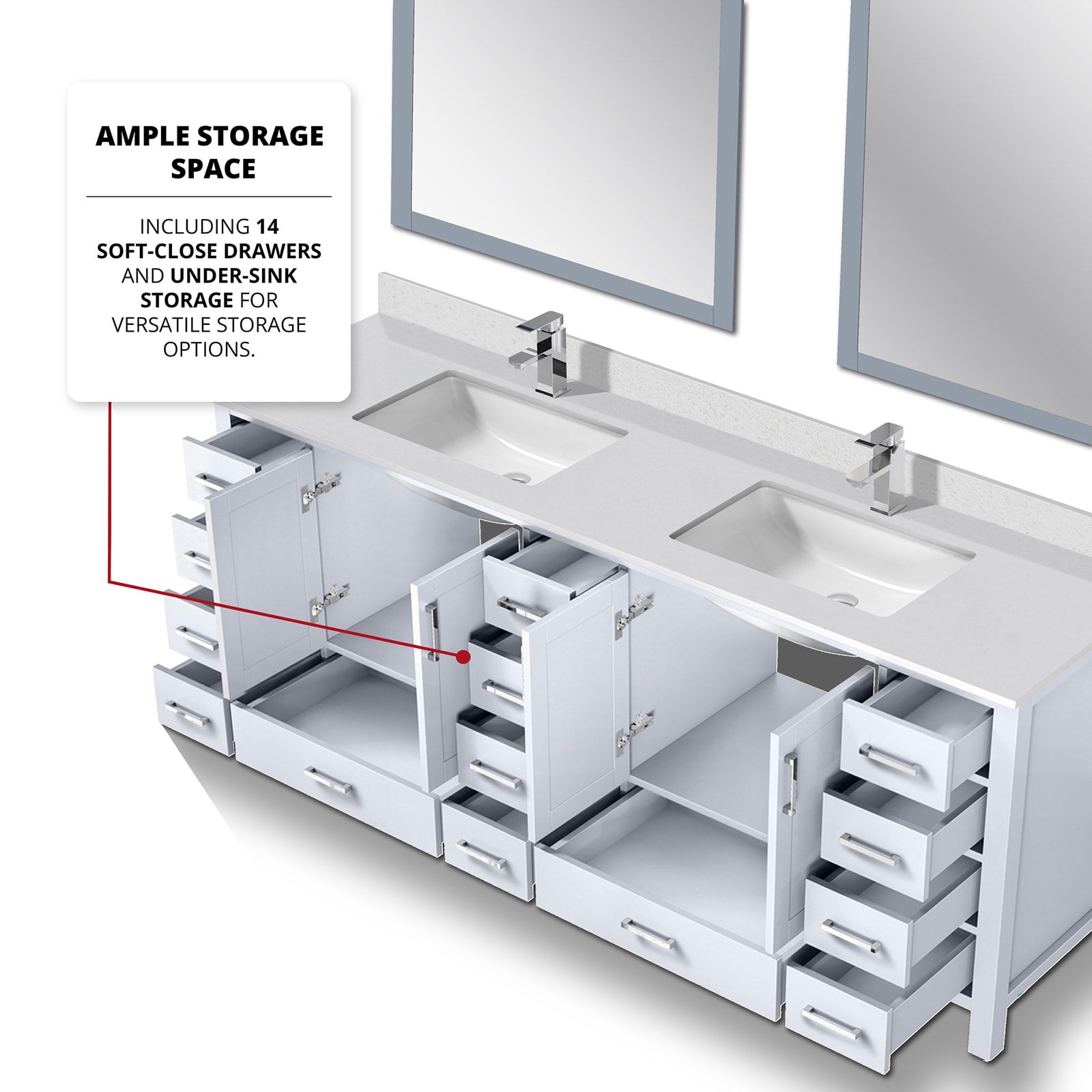 Lexora LVJ84DA311 Bath-Vanity-Combo - View #6