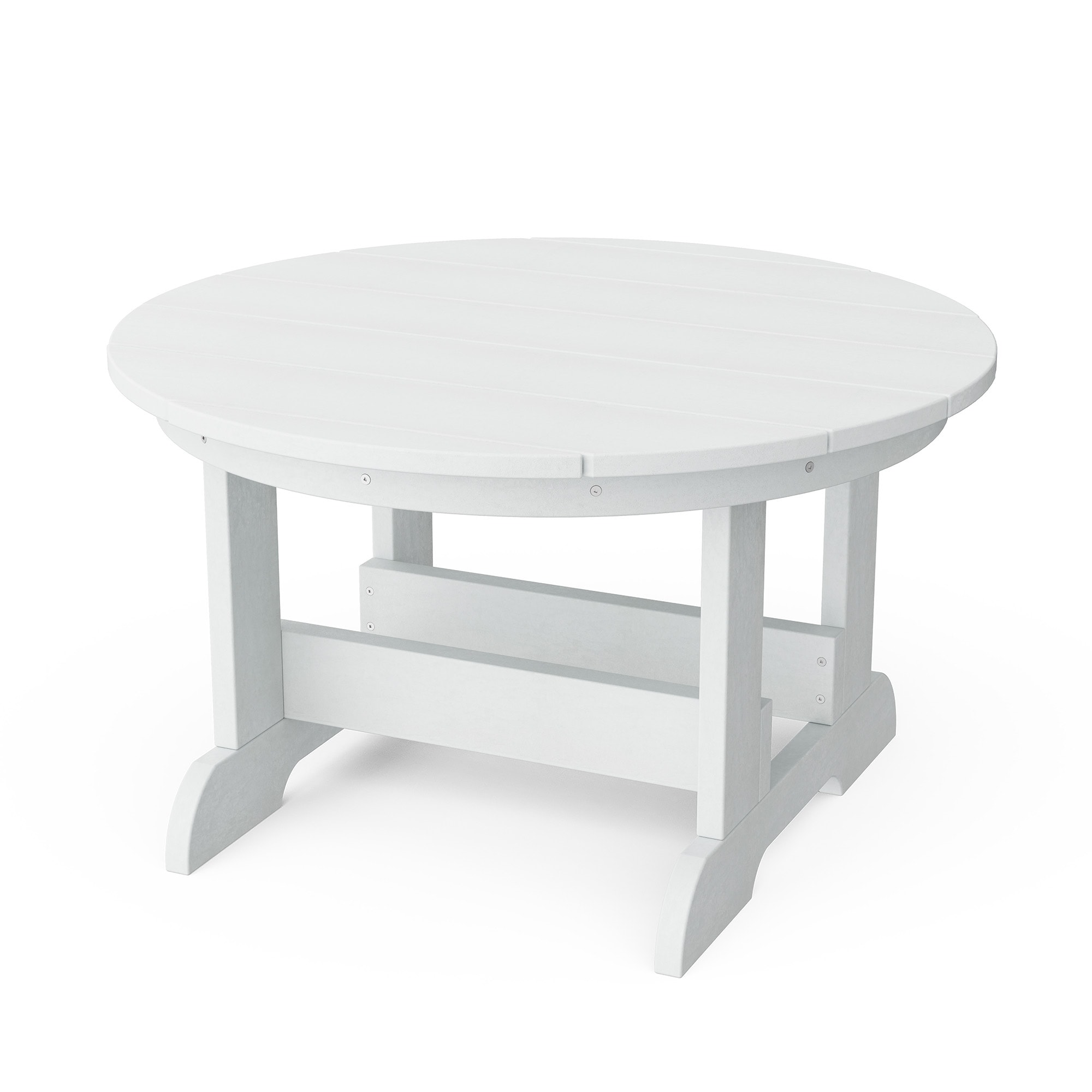Wildridge LCC-121-BW Heritage Round Outdoor Coffee Table 31.5-in W x 31.5-in L